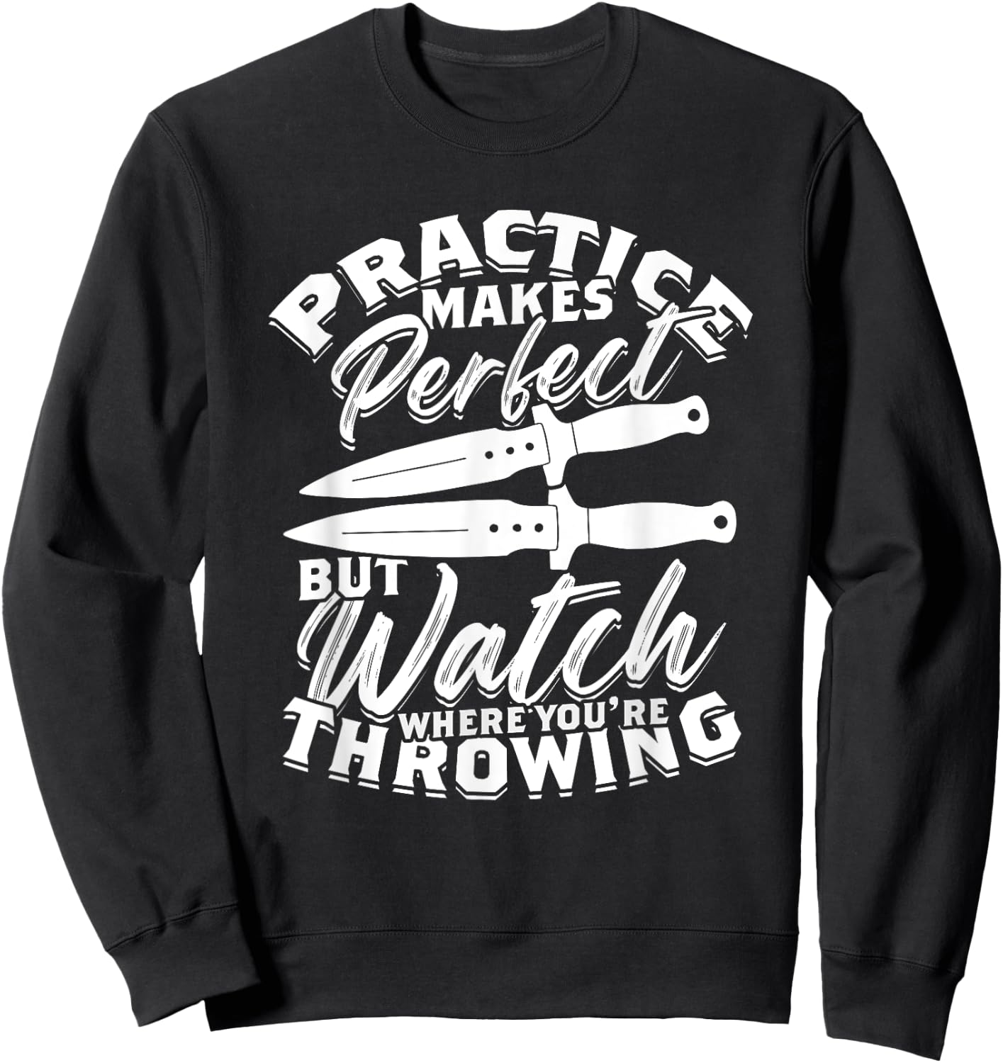 Lancer de couteau Sweatshirt - Sweatshirt | Black