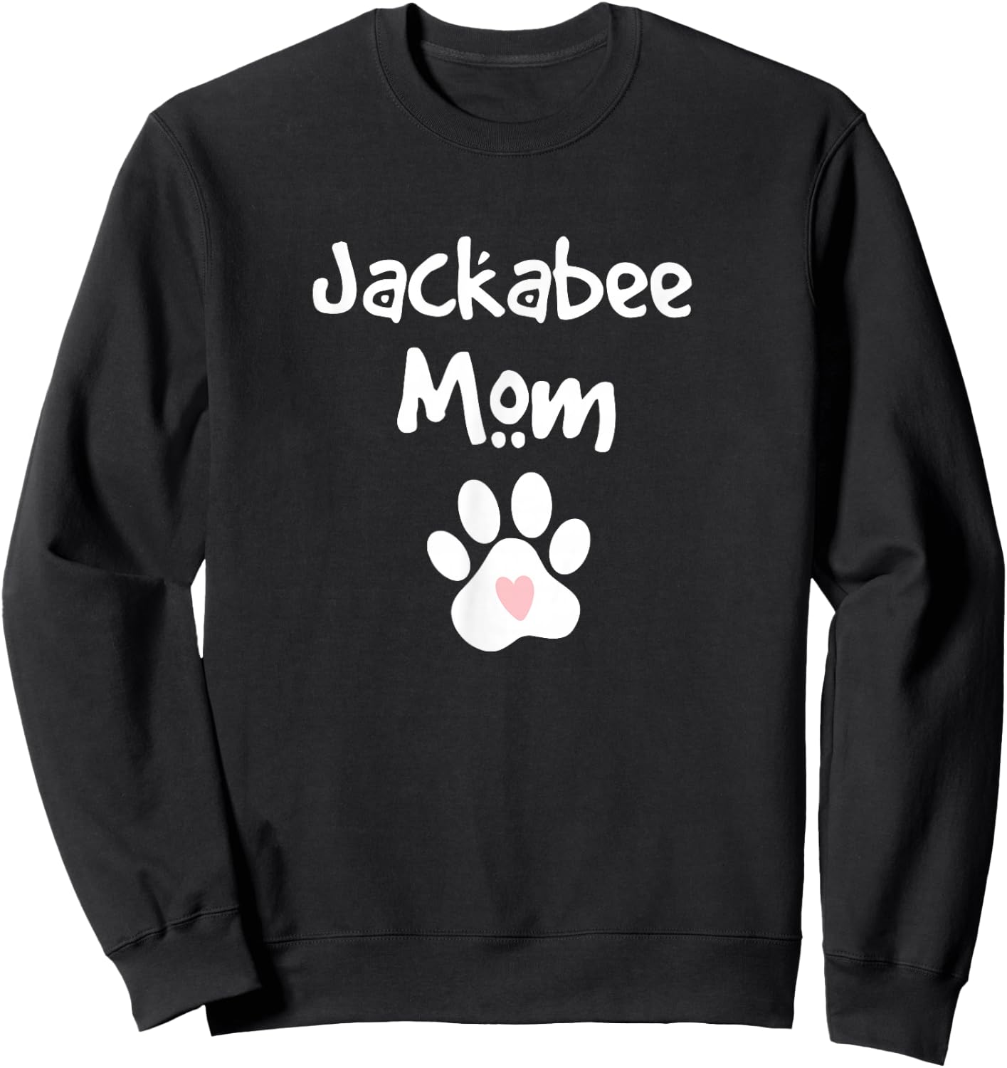 Jackabee Mom Beagle Jack Russell Terrier Mix Breed Dog Sweatshirt - Sweatshirt | Black