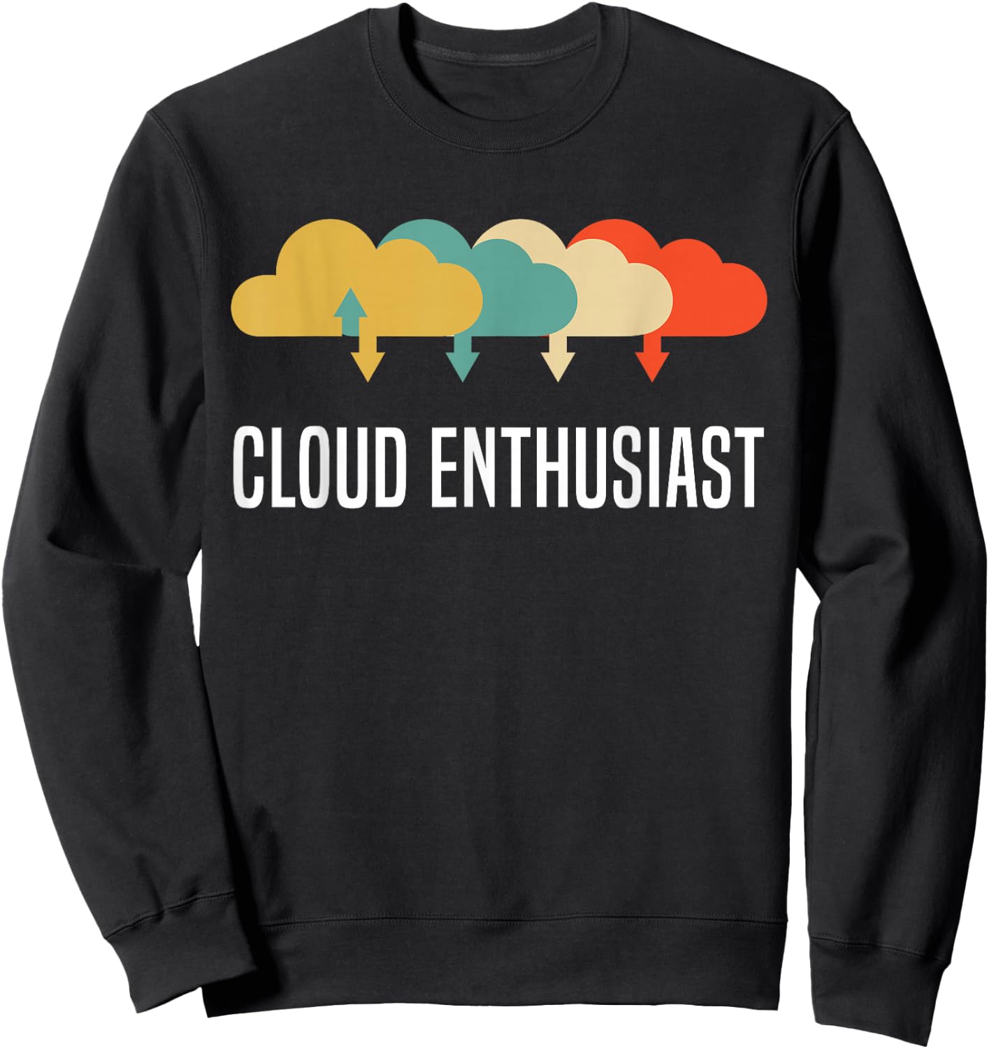 Devops Engineer Cloud Computing Cloud Enthusiast Sweatshirt - Sweatshirt | Black