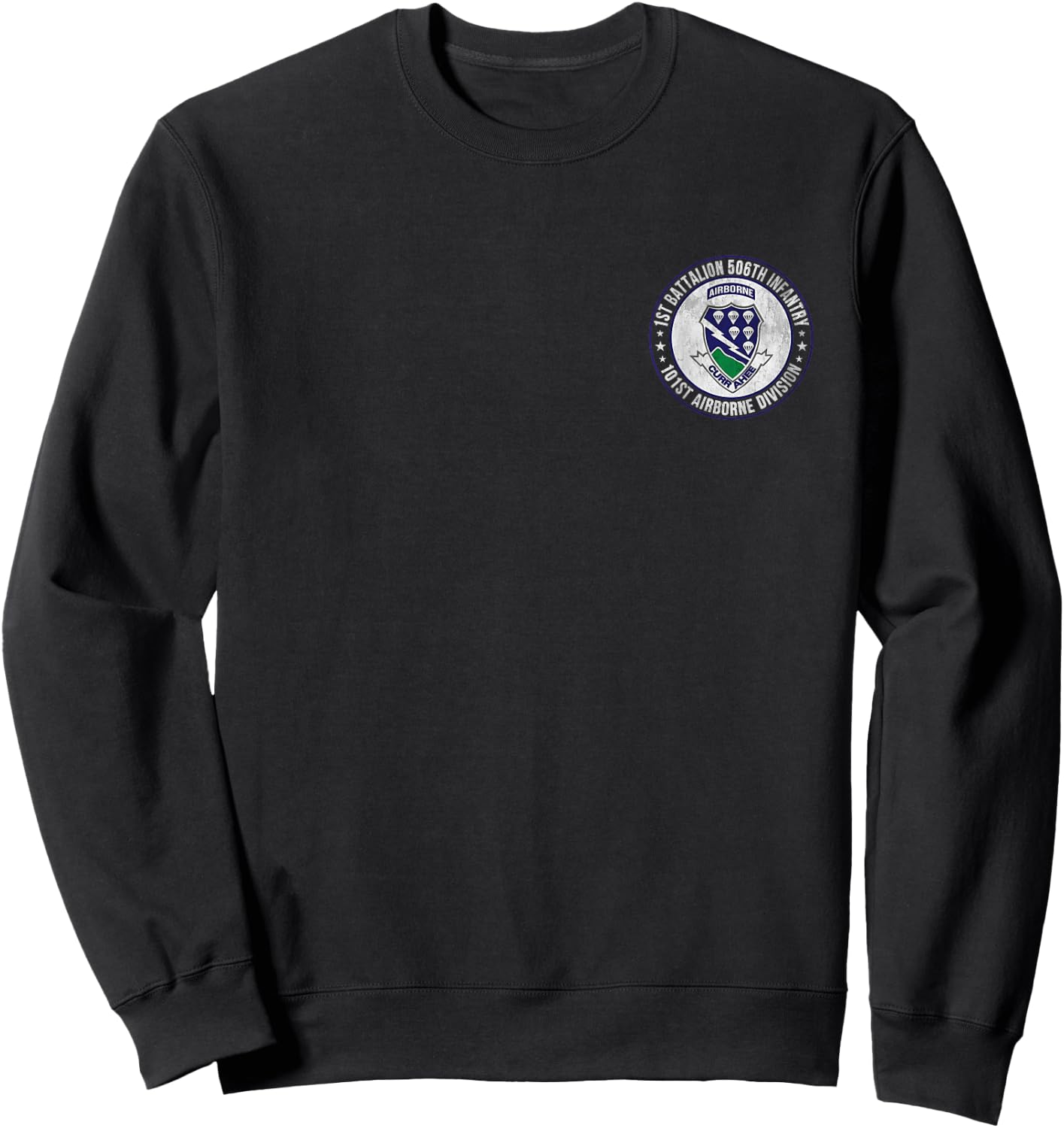 1st Battalion 506th Infantry 101st Airborne Division Veteran Sweatshirt - Sweatshirt | Black