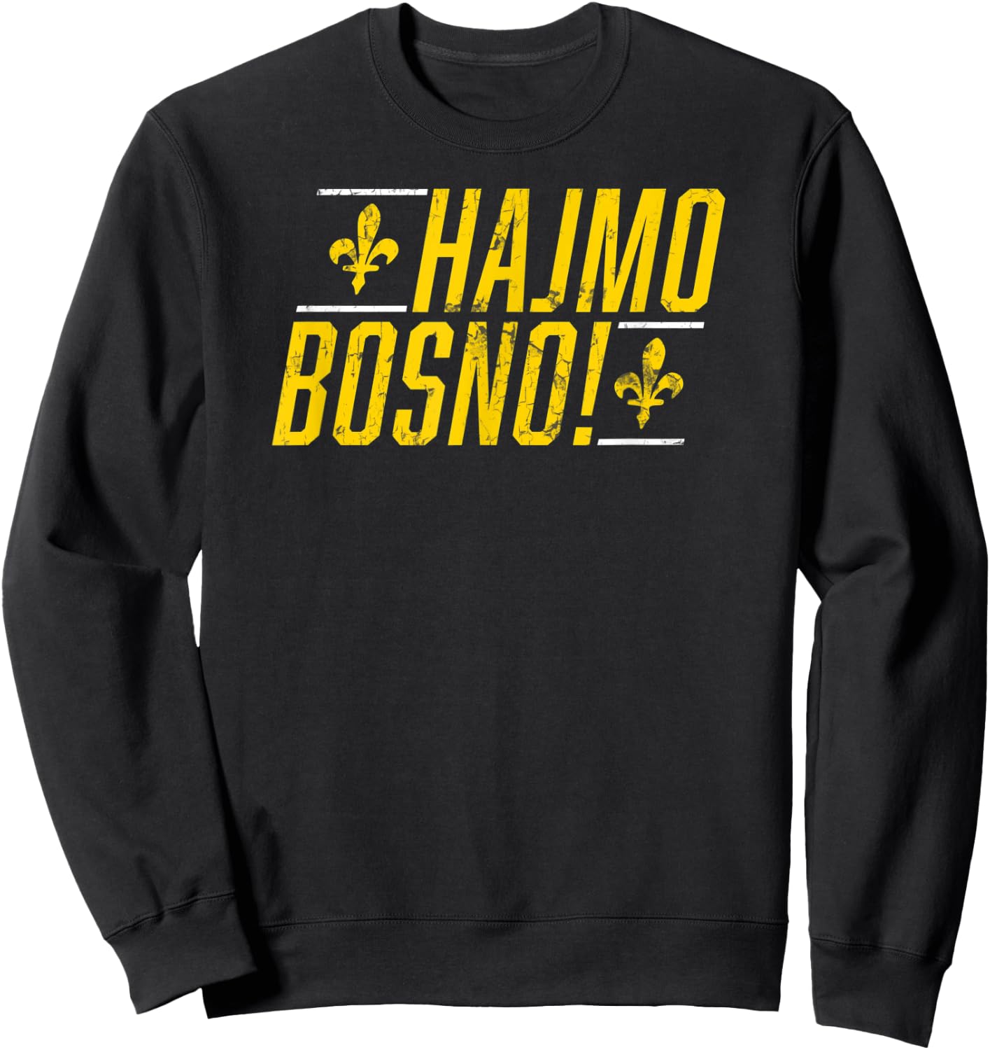 Soccer Teez: Bosnien / BIH Soccer Sweatshirt - Sweatshirt | Black