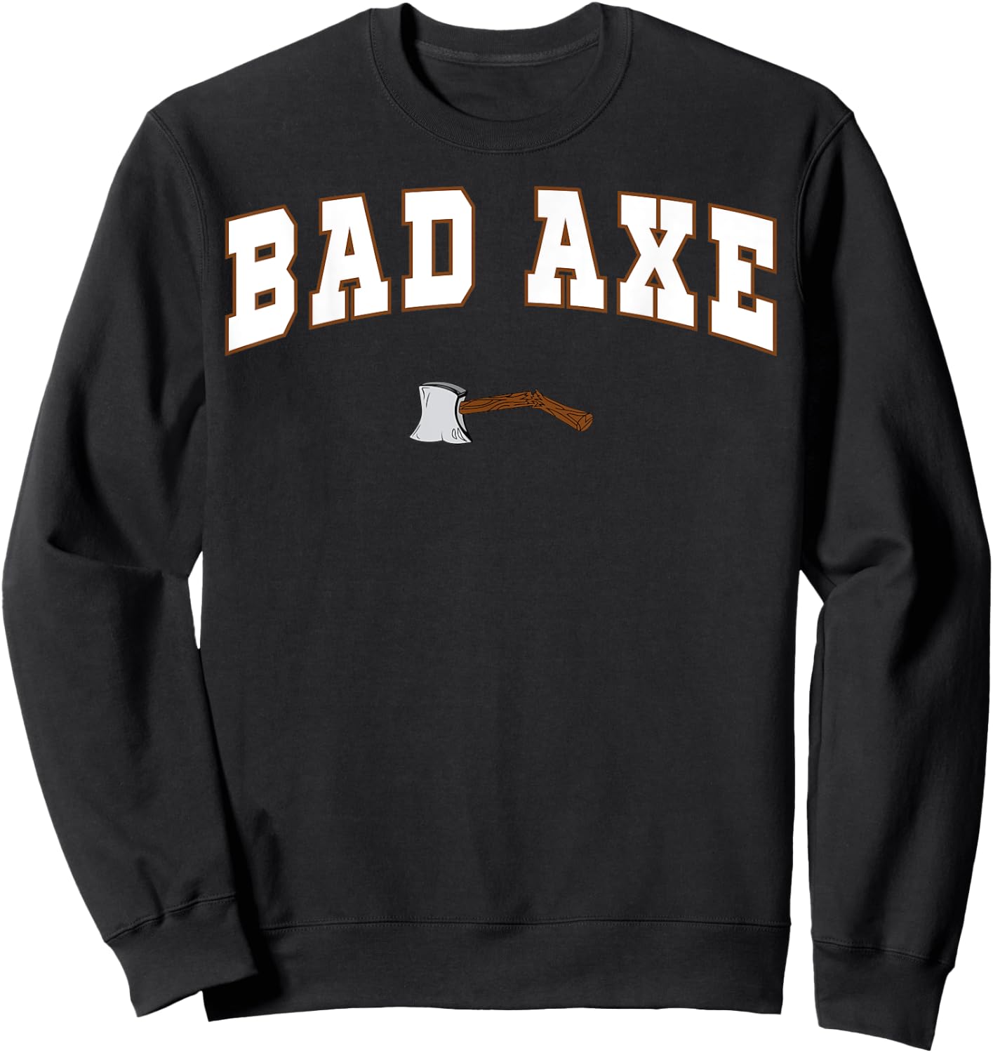 Bad Axe High School Hatchets Sweatshirt - Sweatshirt | Black