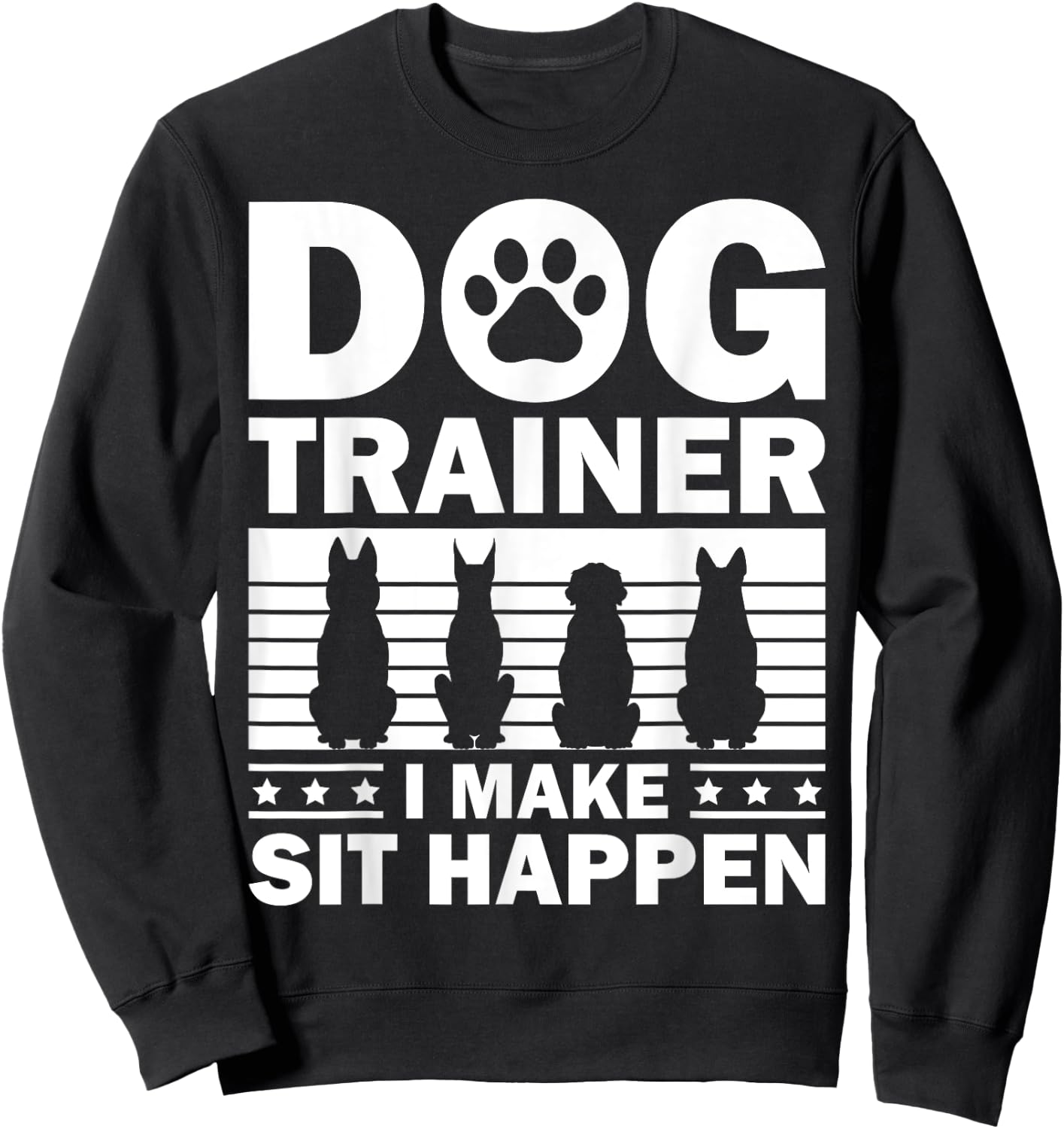 Cool Dog Trainer Women Dog Training Agility Class Sweatshirt - Sweatshirt | Black
