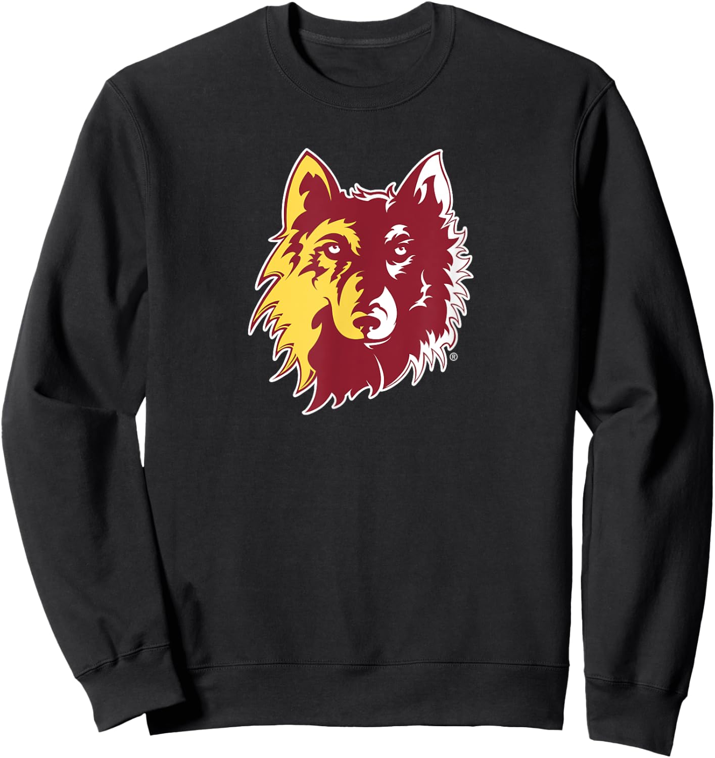Northern State University Wolves Spirit Mark Logo Sweatshirt - Sweatshirt | Black