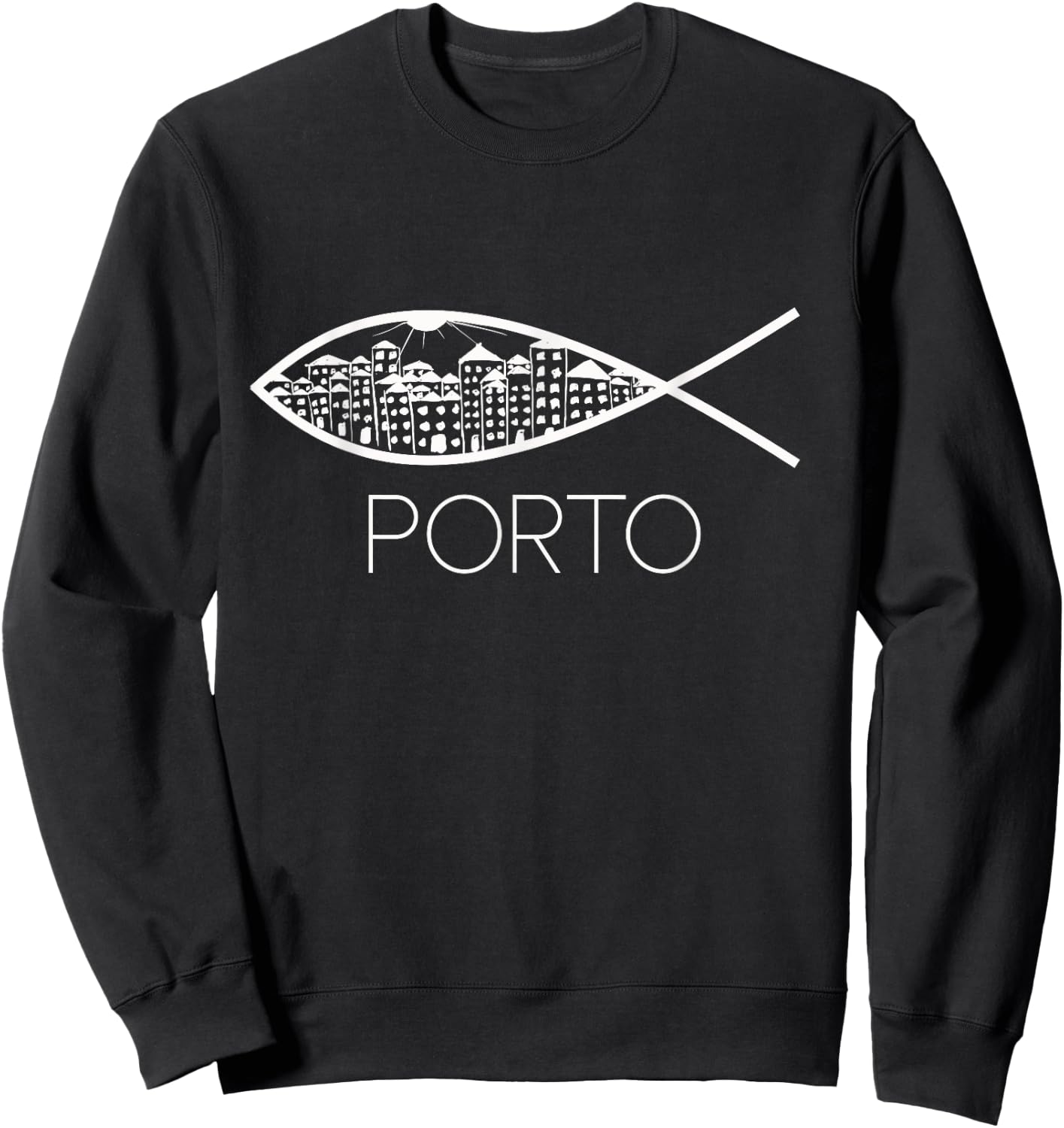 Porto Portugal Sweatshirt - Sweatshirt | Black
