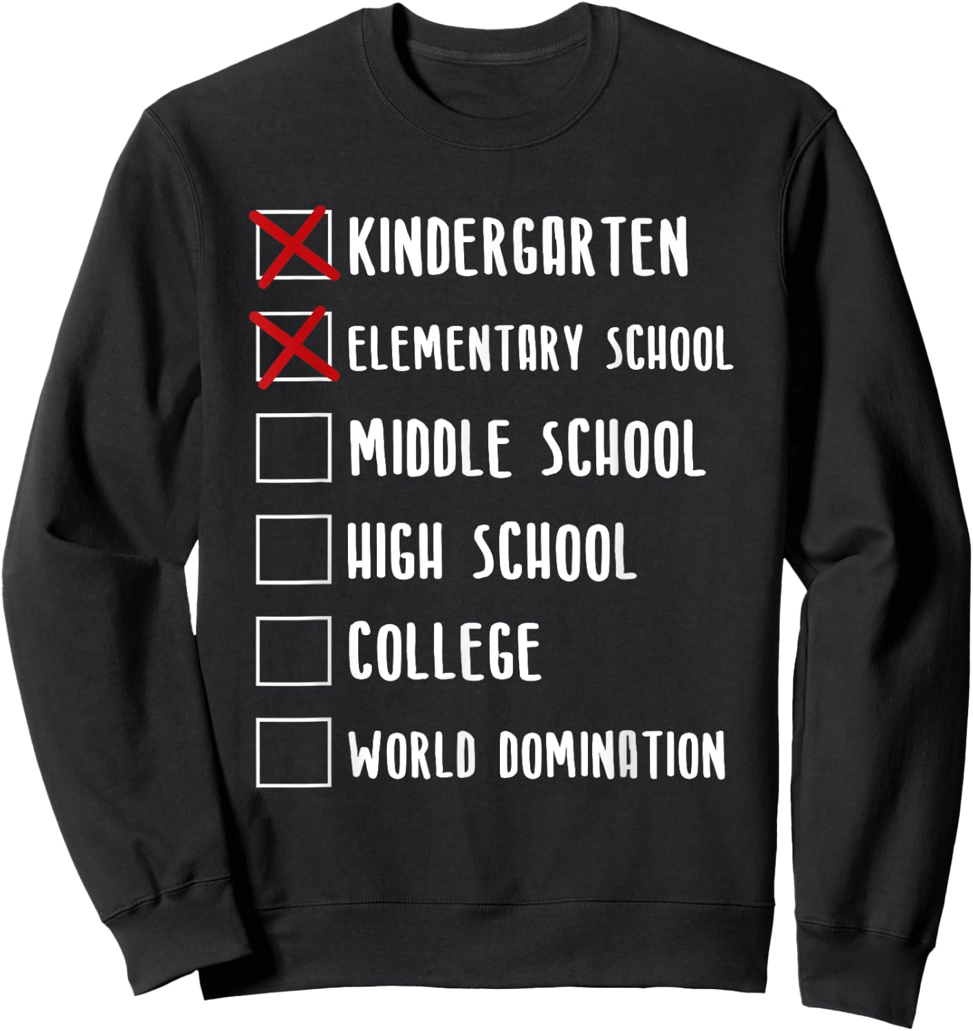 Middle School Graduation Sweatshirt - Sweatshirt | Black