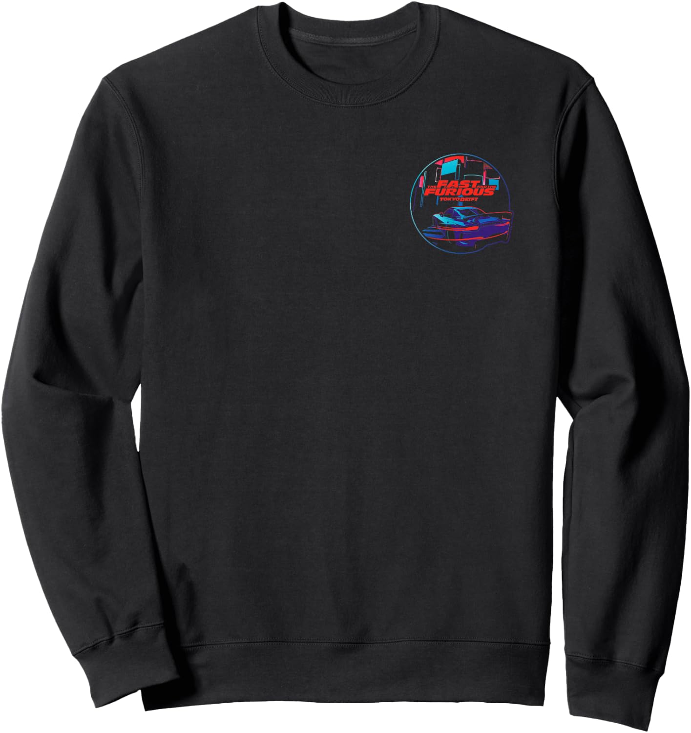 Fast & Furious 25th Anniversary Tokyo Drift Front & Back Sweatshirt - Sweatshirt | Black