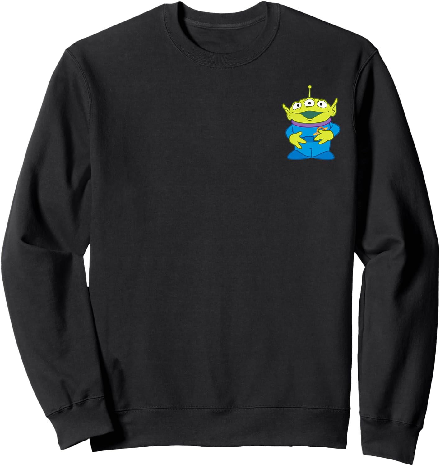 Disney Pixar Toy Story Pizza Planet Alien Pocket Sweatshirt - Sweatshirt | Black