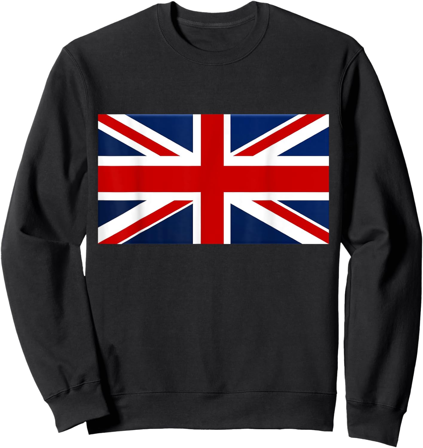 Union Jack Flag , Black, S Sweatshirt - Sweatshirt | Black