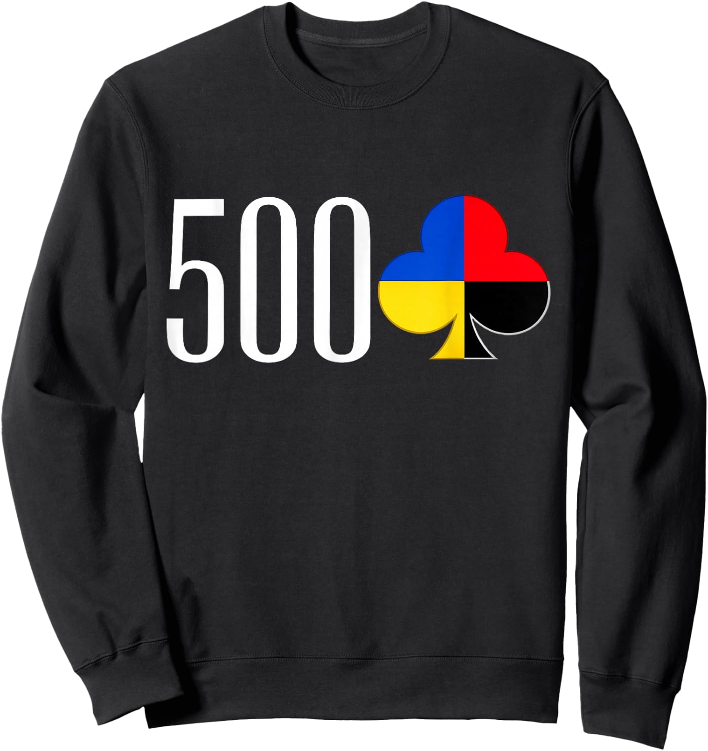 500 Club Design Sweatshirt - Sweatshirt | Black