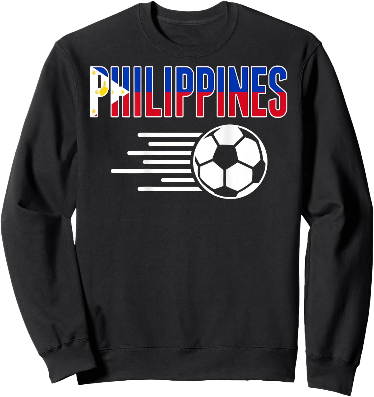 Philippines Fußball-Liebhaber-Trikot – Philippinische Fußball-Fans Sweatshirt - Sweatshirt | Black