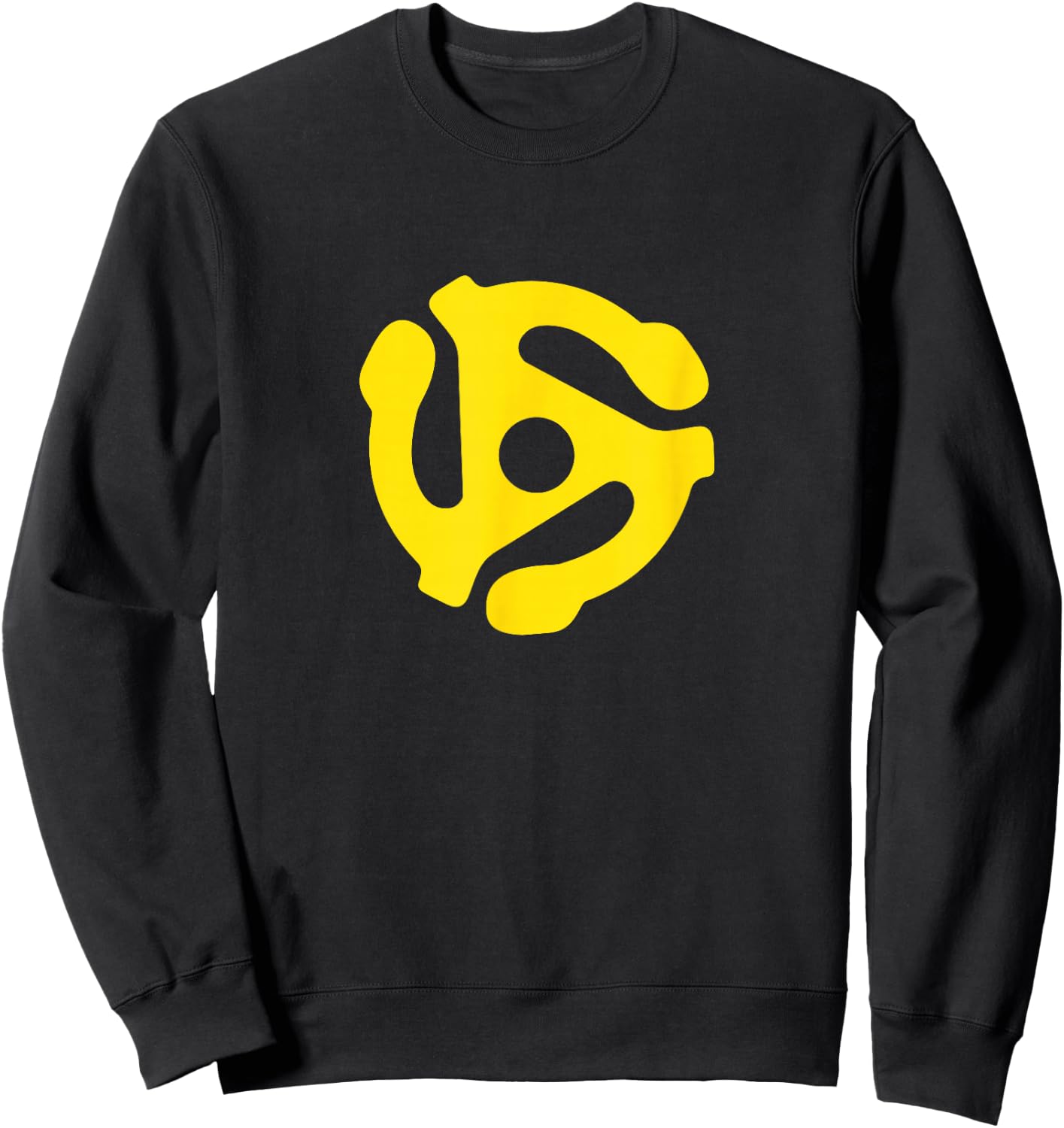 45 Vinyl Record Insert Sweatshirt - Sweatshirt | Black