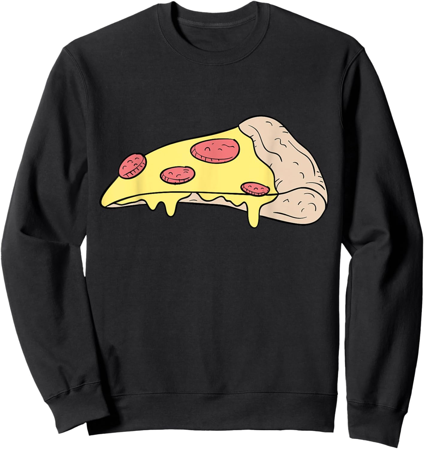 Matching Dad Son Mom Daughter Pizza Slice Shirt Smalls Sweatshirt - Sweatshirt | Black