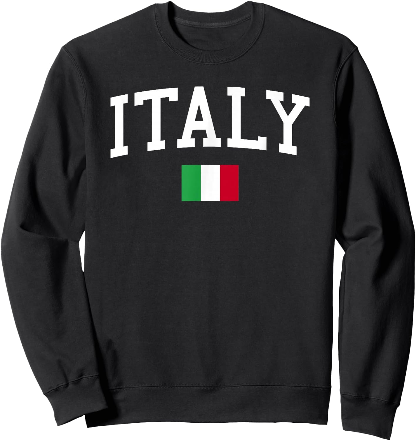 Drapeau Italien pour Homme, Femme, Enfant Sweatshirt - Sweatshirt | Black