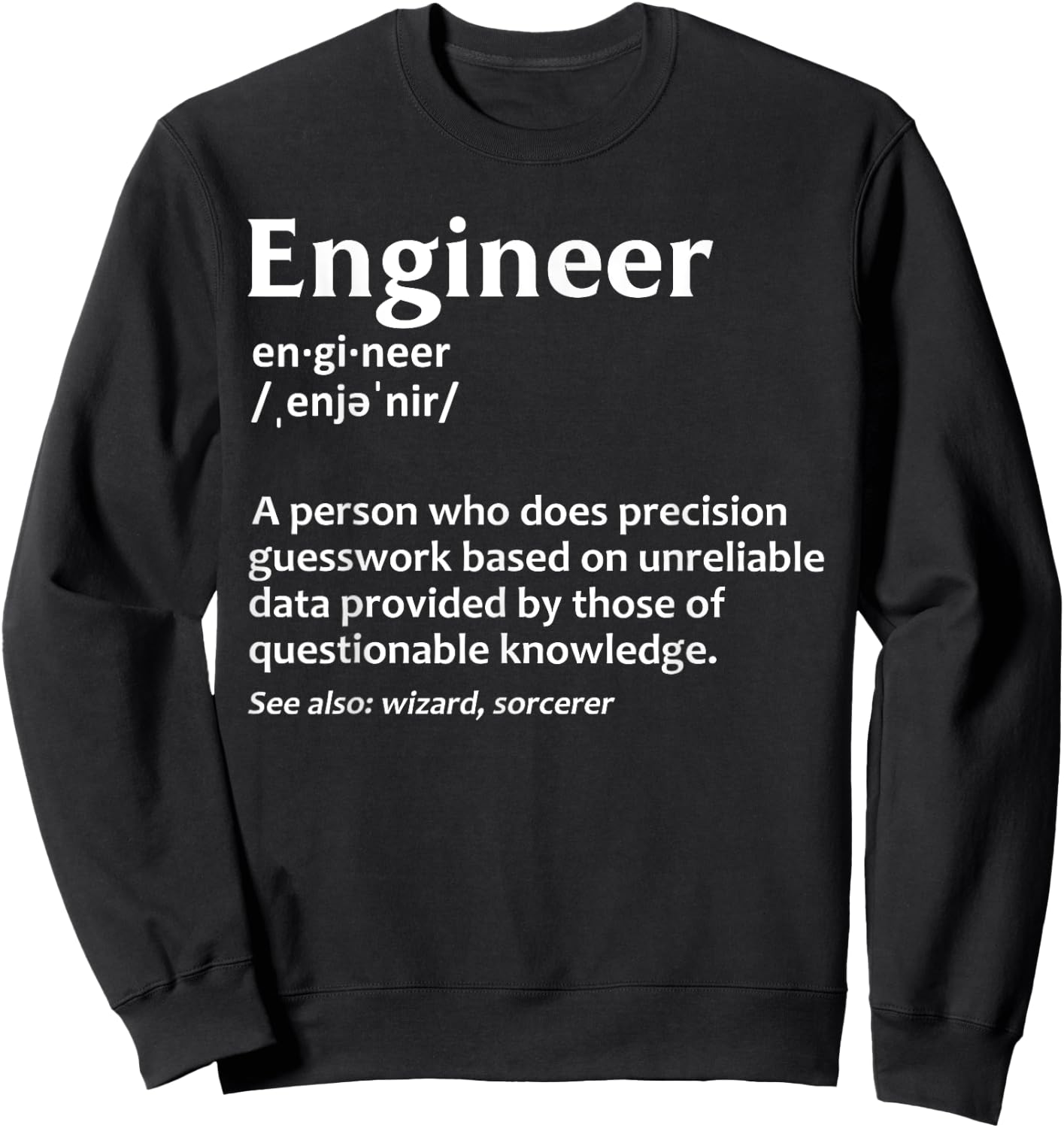 Engineer Art Women Civil Electrical Aerospace Grad Sweatshirt - Sweatshirt | Black