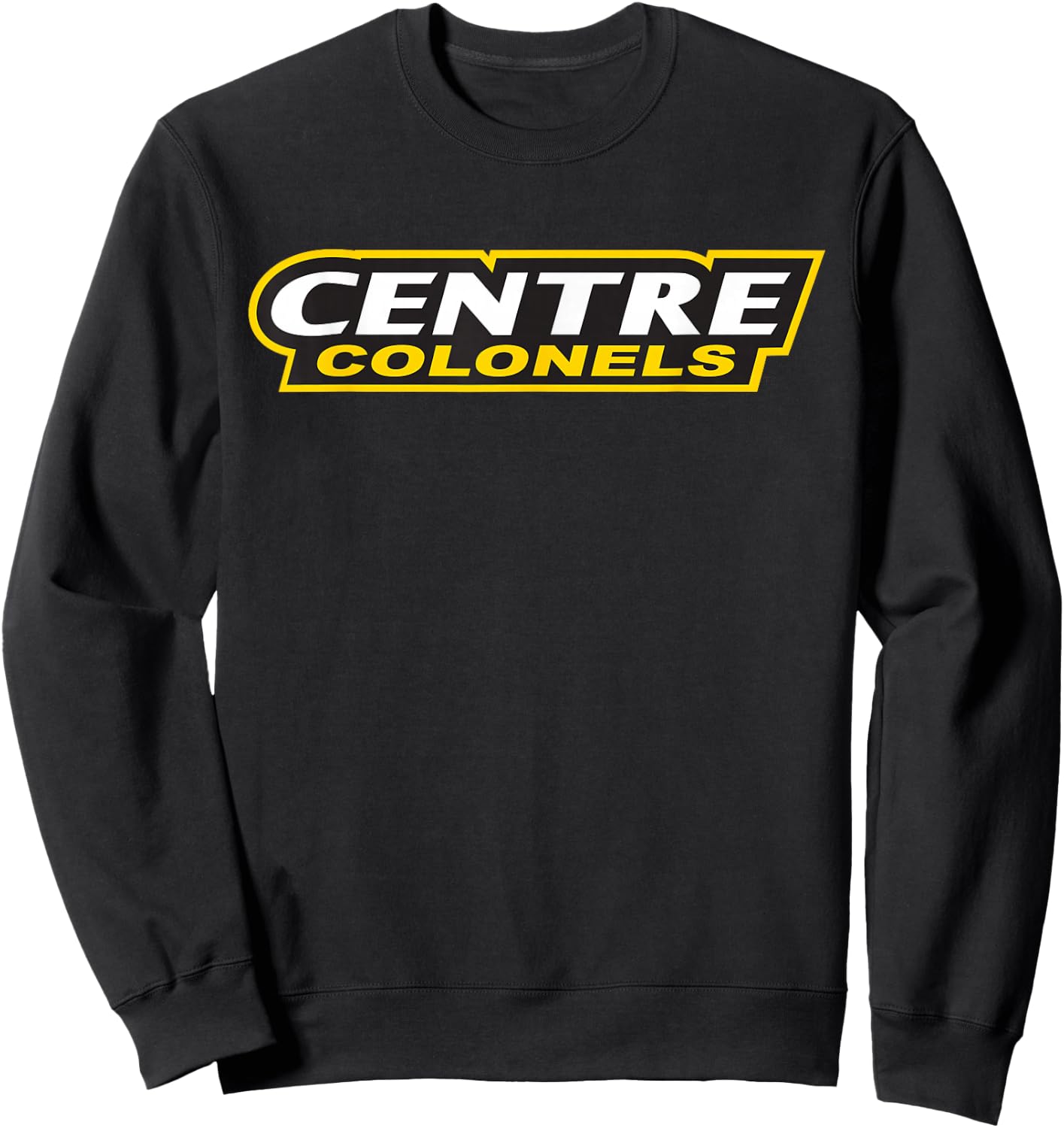 Centre College Colonels Text Logo Sweatshirt - Sweatshirt | Black