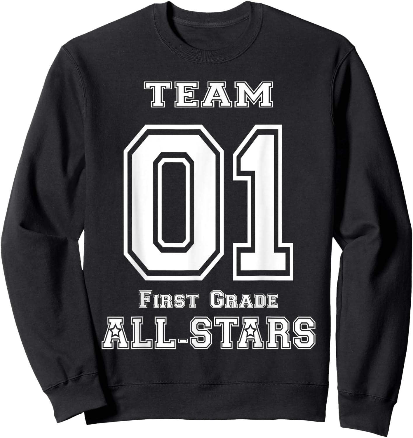 Team 1st Grade All-stars Sport Jersey Sweatshirt - Sweatshirt | Black