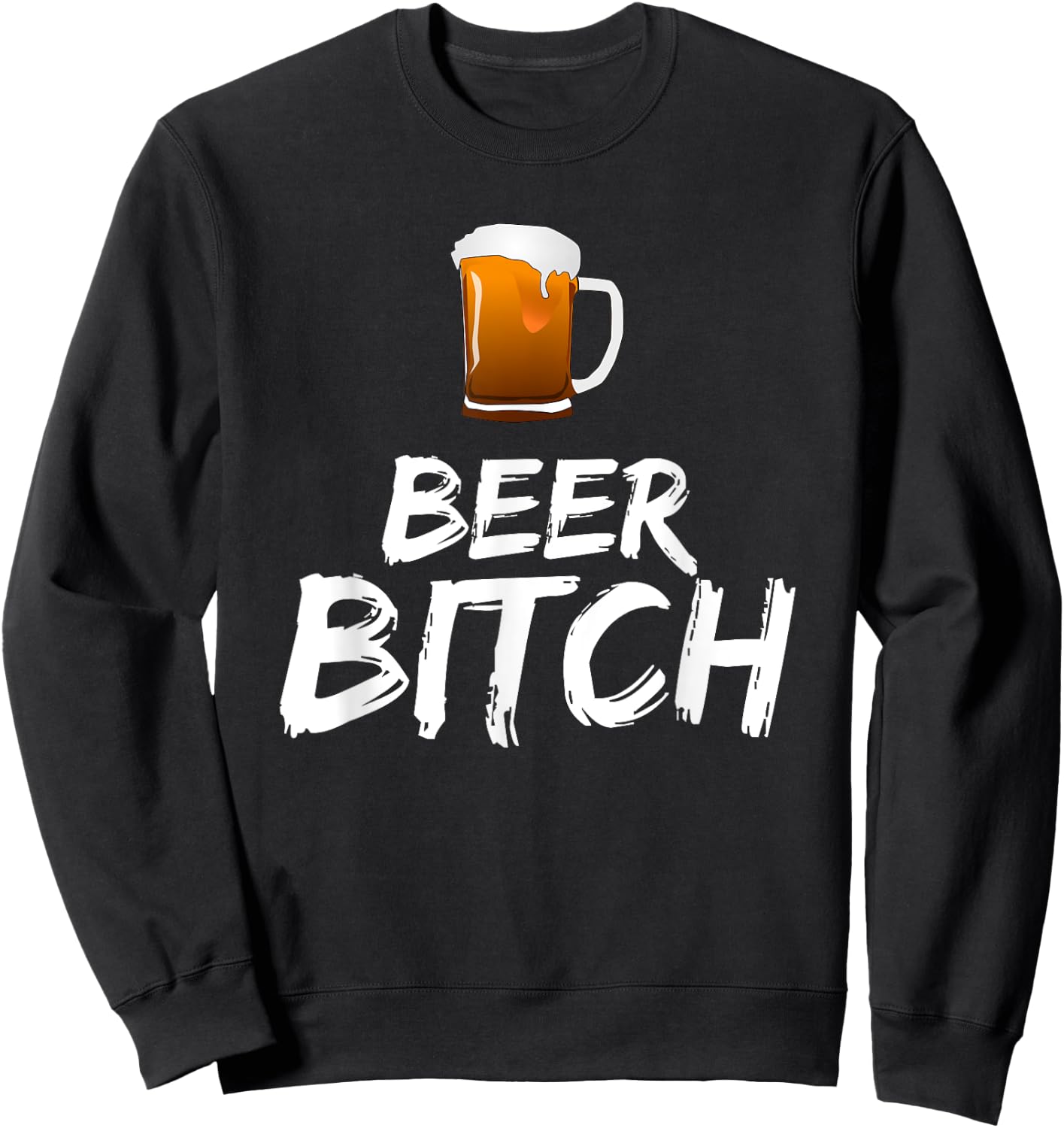 Beer Bitch Fantasy Football Loser Funny Shirt Sweatshirt - Sweatshirt | Black