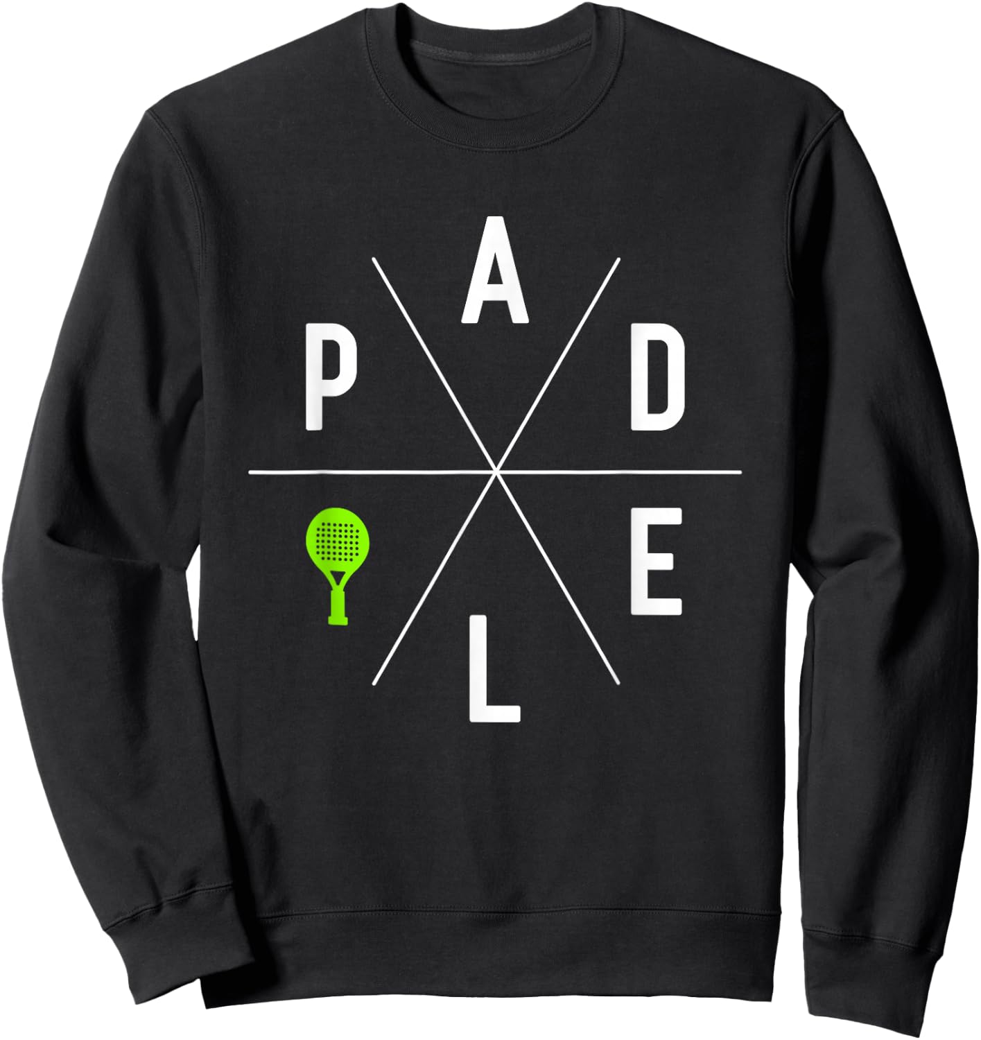 Padel Player Padel Tennis Men's Children's Boys Paddle , black, s Sweatshirt - Sweatshirt | Black