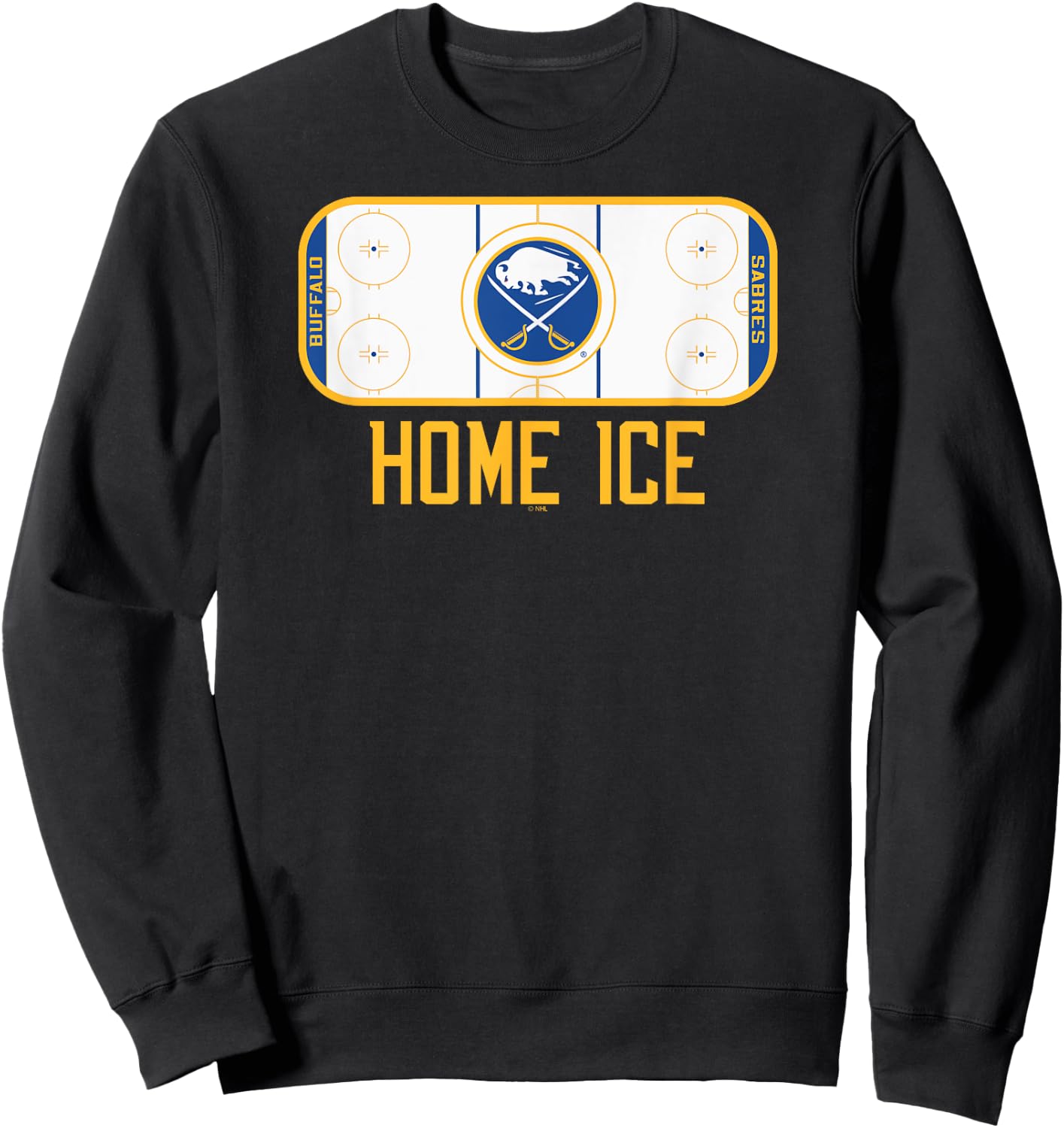 Buffalo Sabres Home Ice Black Officially Licensed Sweatshirt - Sweatshirt | Black