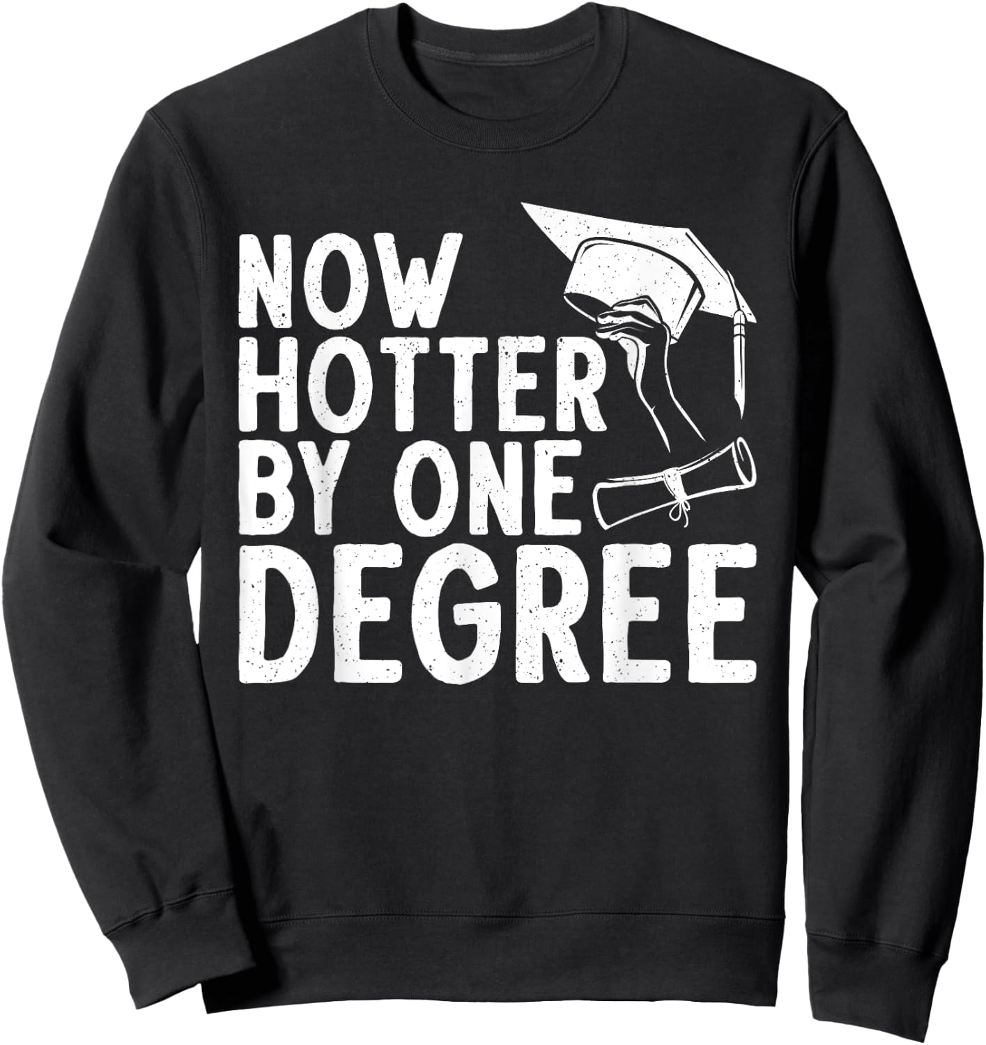 Masters Degree Art Women Masters Degree Graduation Sweatshirt - Sweatshirt | Black