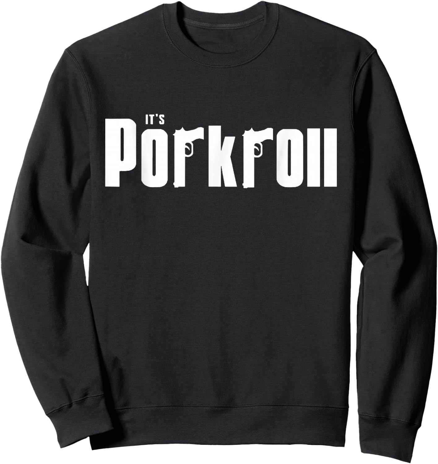 Taylorham Pig Roll It's New Jersey Sweatshirt - Sweatshirt | Black