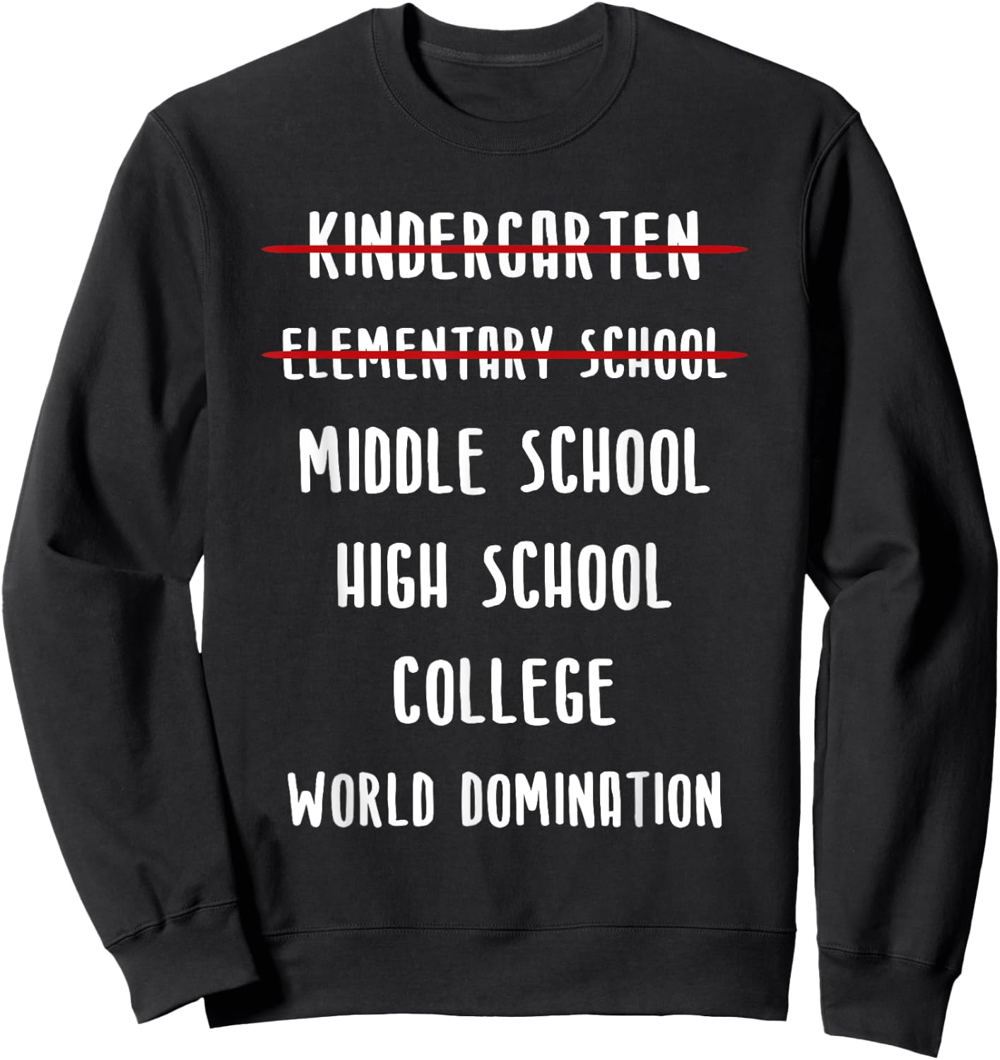 Middle School Graduation Sweatshirt - Sweatshirt | Black