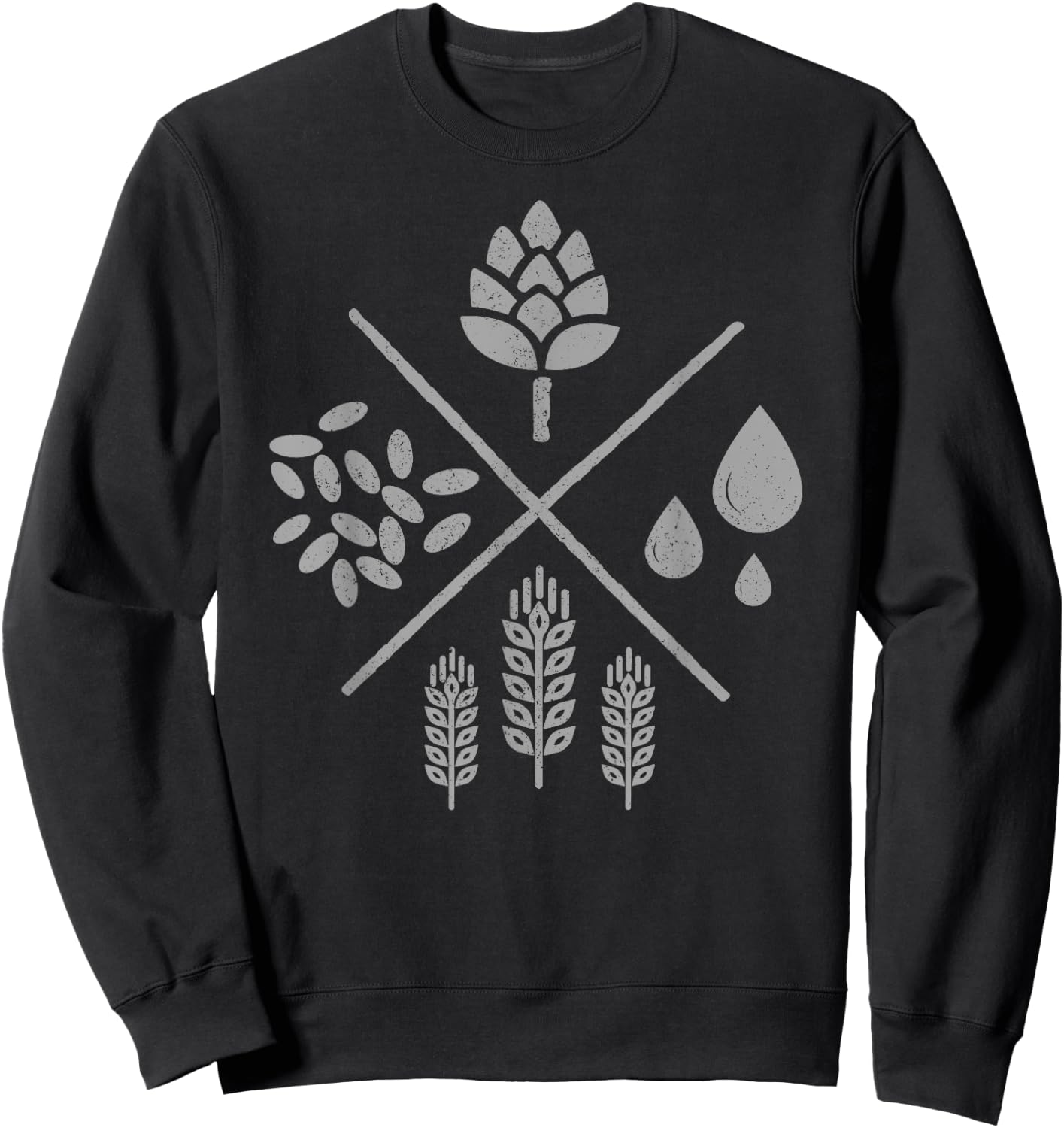 Beer Vintage Craft Beer Brewer Brewer Gift Sweatshirt - Sweatshirt | Black