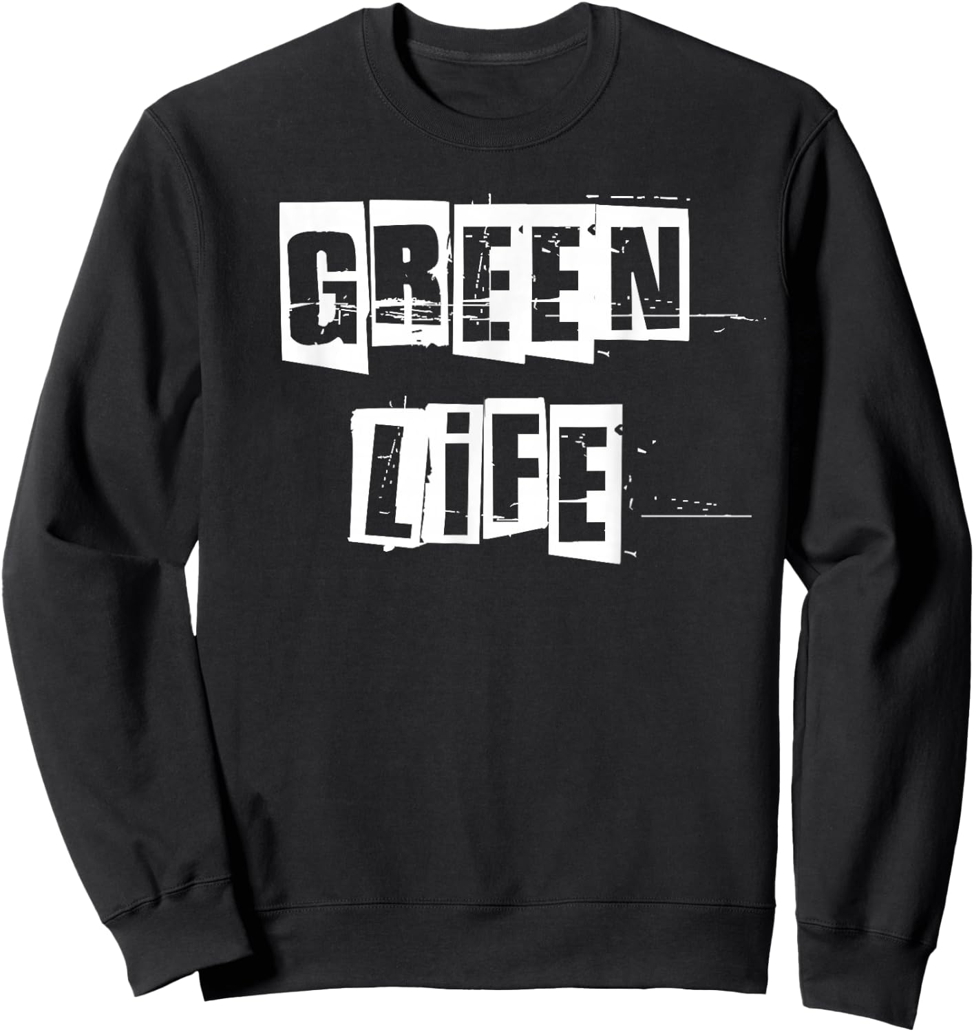 Grünes Leben Sweatshirt - Sweatshirt | Black