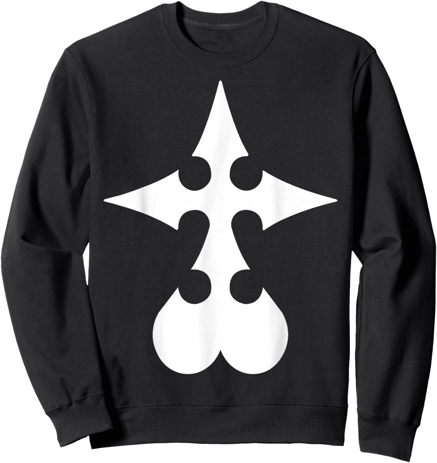 Disney Kingdom Hearts Nobody Symbol Sweatshirt - Sweatshirt | Black
