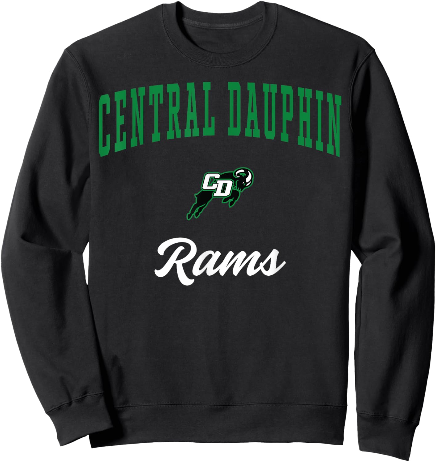 Central Dauphin High School Rams Sweatshirt - Sweatshirt | Black