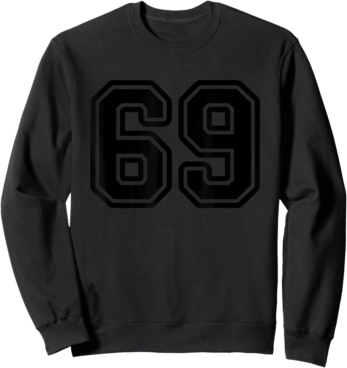 Number #69 Sport Black Number 69 Sweatshirt - Sweatshirt | Black