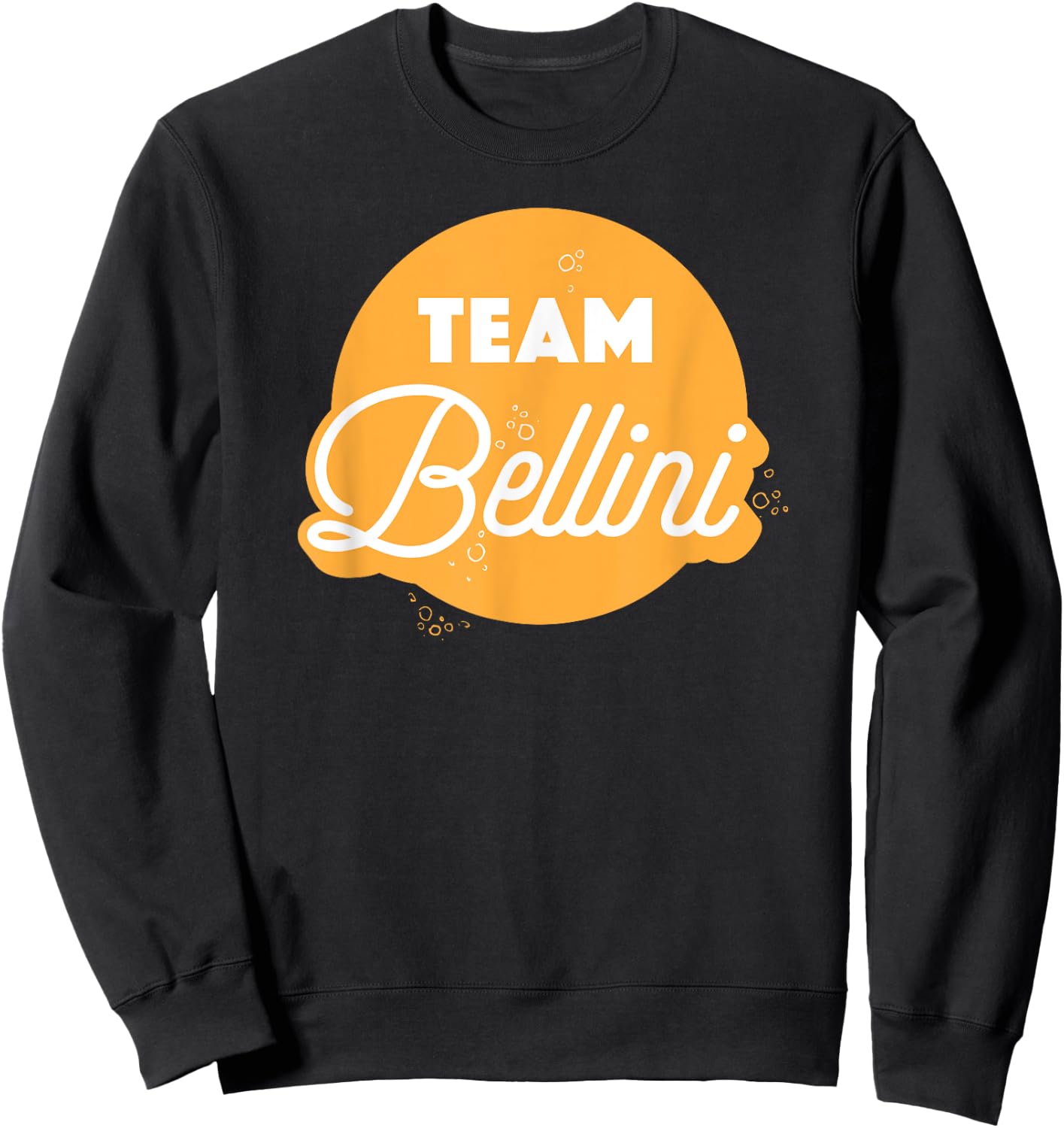 Team Bellini · Sommerdrink Retro Sweatshirt - Sweatshirt | Black