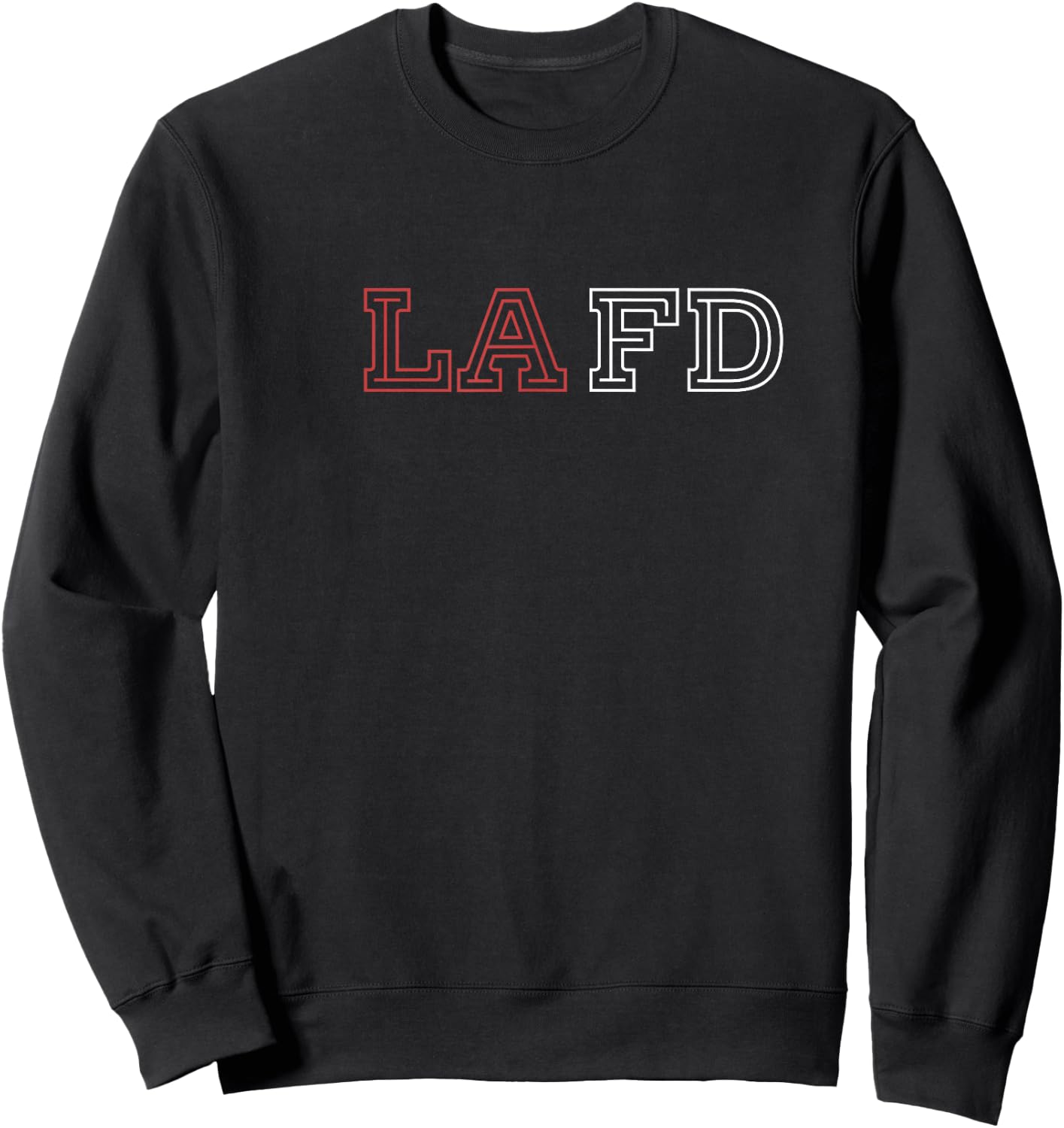 Official LAFD Los Angeles Fire Department Sweatshirt - Sweatshirt | Black