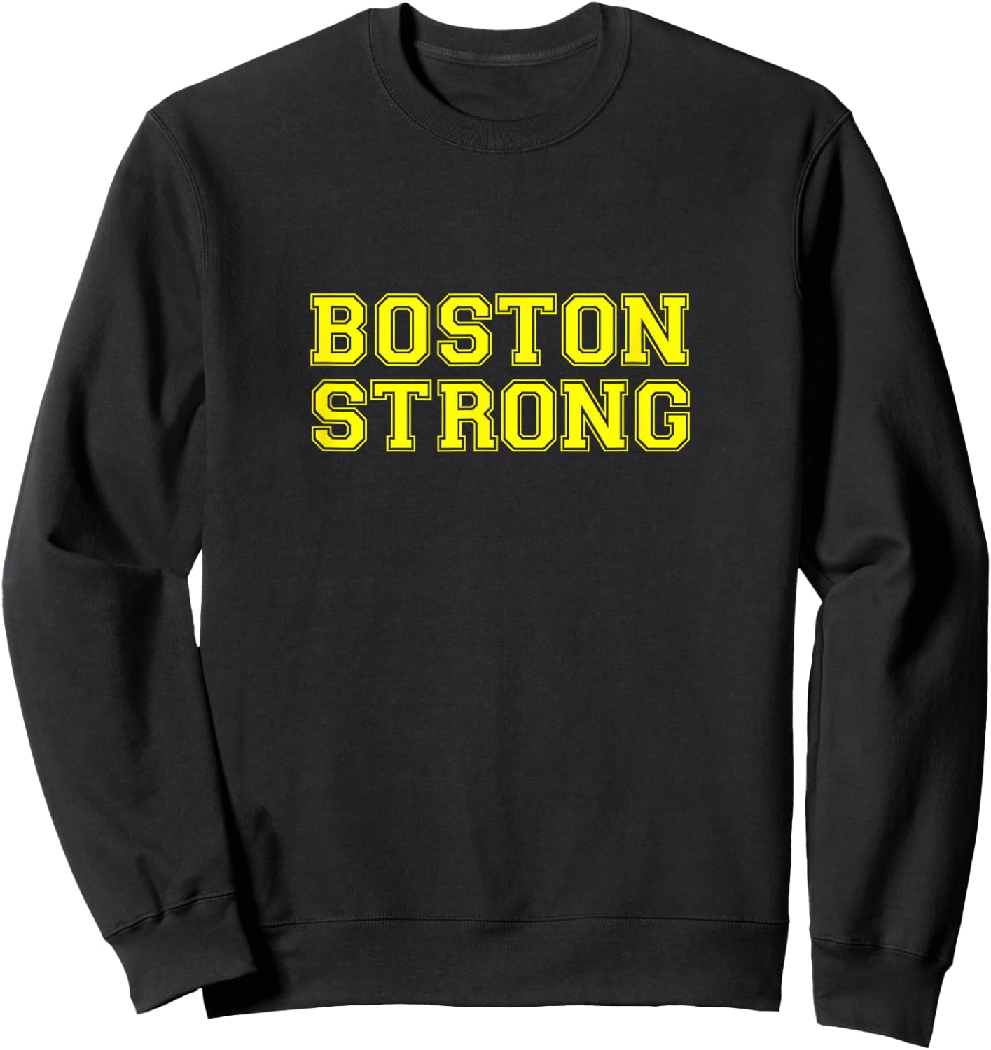 Boston Strong Flag Colors City Sweatshirt - Sweatshirt | Black