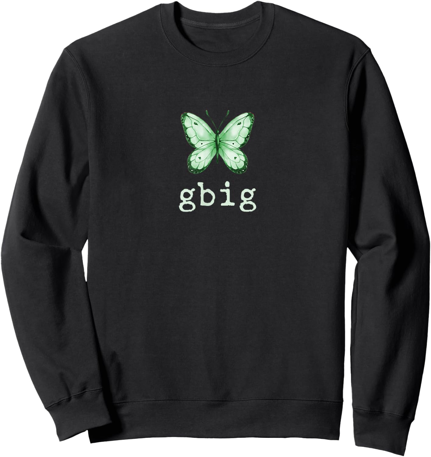 GBig Butterfly Sorority Reveal Big Little for Lil Sister Sweatshirt - Sweatshirt | Black