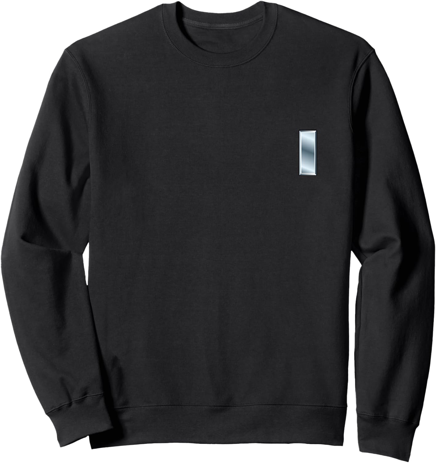 O-2 1LT First Lieutenant Officer Rank Insignia Army Division Sweatshirt - Sweatshirt | Black