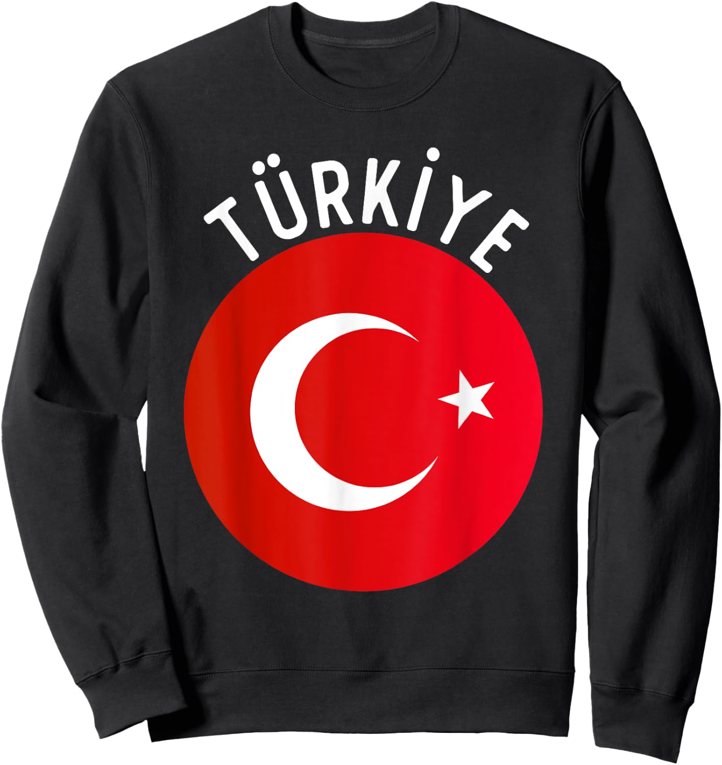 Turkey Country Turkish Flag For Kids Turkish Flag Girls Sweatshirt - Sweatshirt | Black