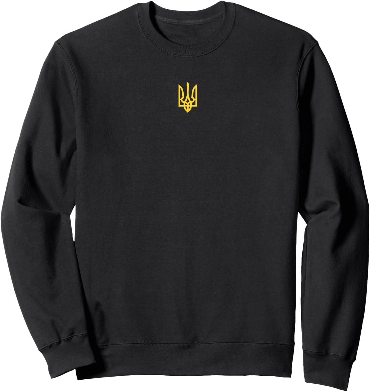 Ukraine Trident - Ukrainisches Tryzub-Symbol Sweatshirt - Sweatshirt | Black