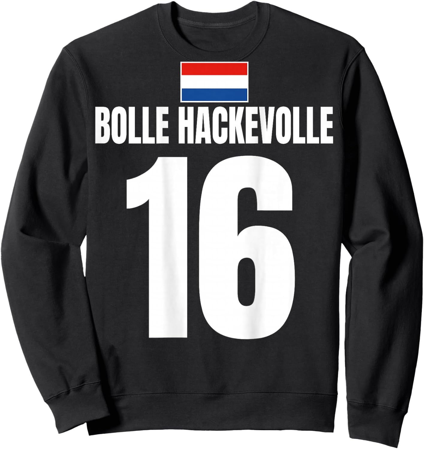 Gruppenoutfit Holland Sauf Trikot Festival Partygruppe Malle Sweatshirt - Sweatshirt | Black