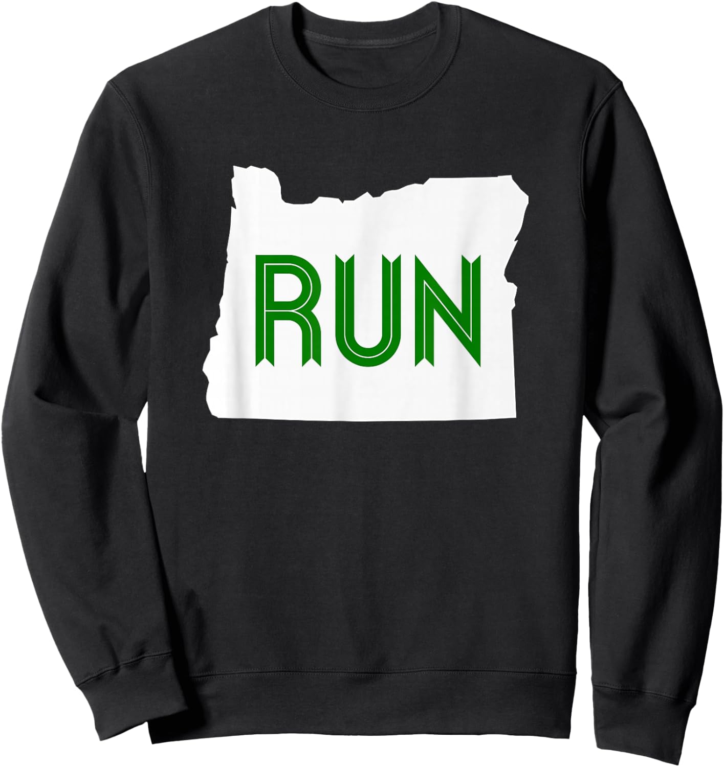 Run Oregon Shirt Sweatshirt - Sweatshirt | Black