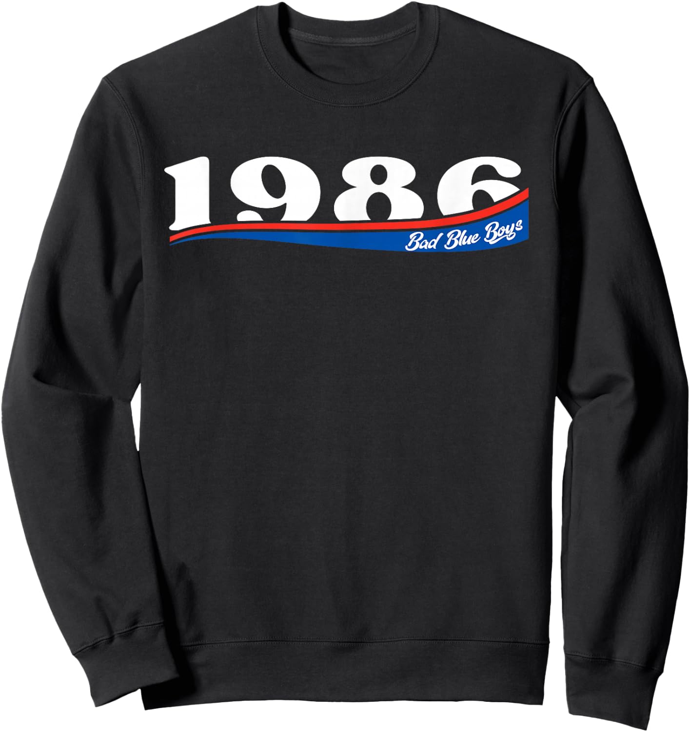 Bad Blue Boys 1986 Zagreb Ultra Kroatien Hrvatska Flagge Sweatshirt - Sweatshirt | Black
