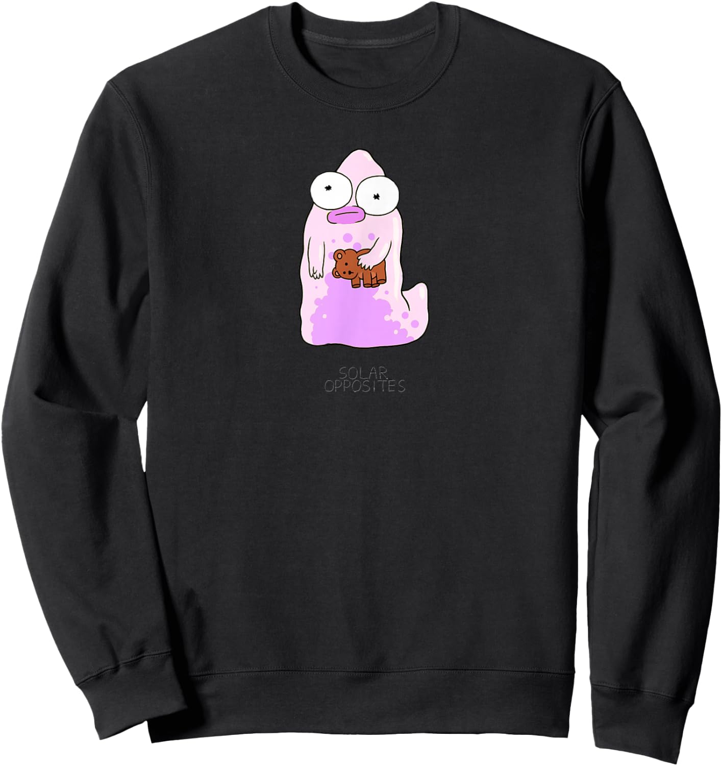 Solar Opposites The Pupa Turns Purple Midnight Blue , Black, S Sweatshirt - Sweatshirt | Black