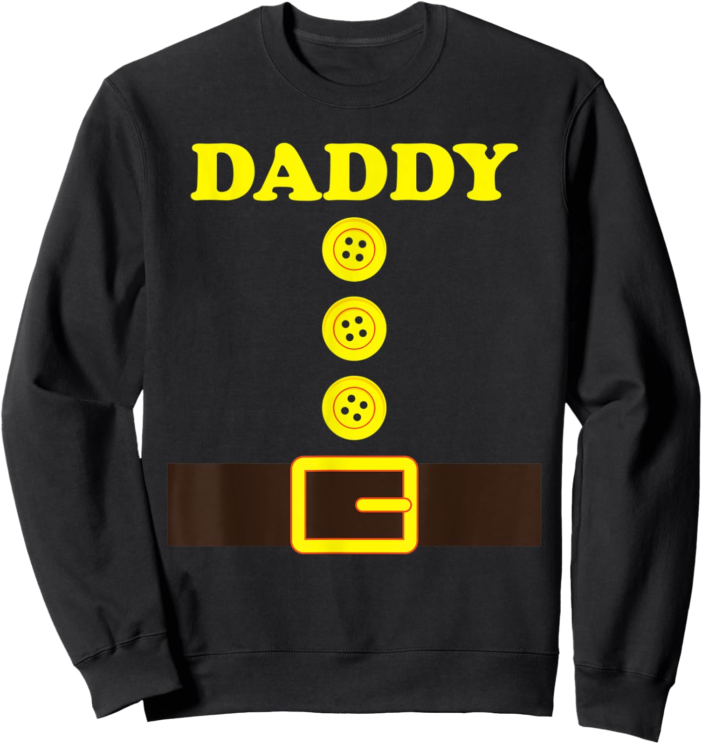 Daddy Dwarf Halloween Costume Color Daddy Dwarf Matching Sweatshirt - Sweatshirt | Black