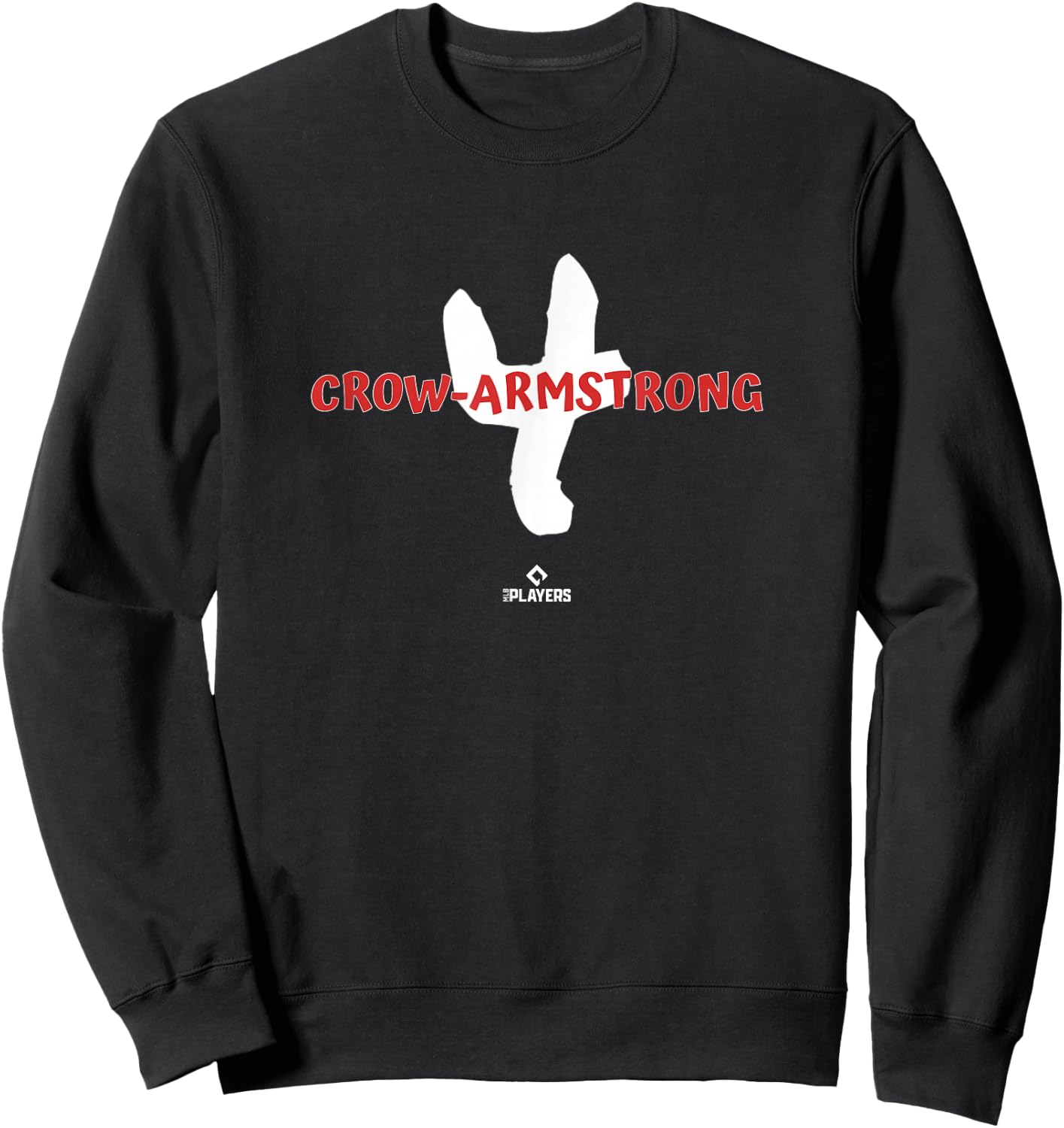 Name and Number Pete Crow Armstrong Chicago Baseball MLBPA Sweatshirt - Sweatshirt | Black
