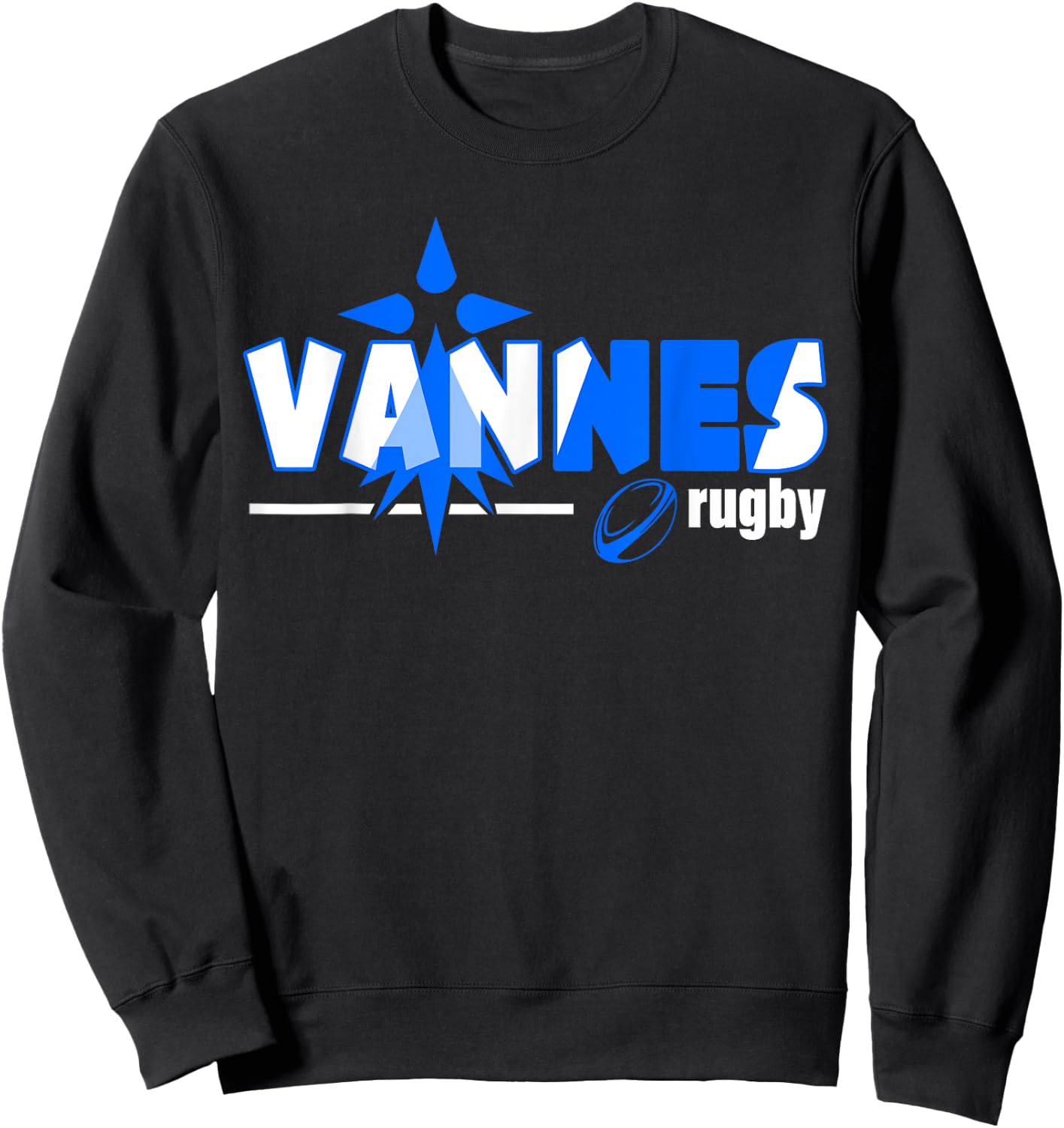 Rugby Valves Heritage Breton Supporter Man Woman Child , Black, S Sweatshirt - Sweatshirt | Black