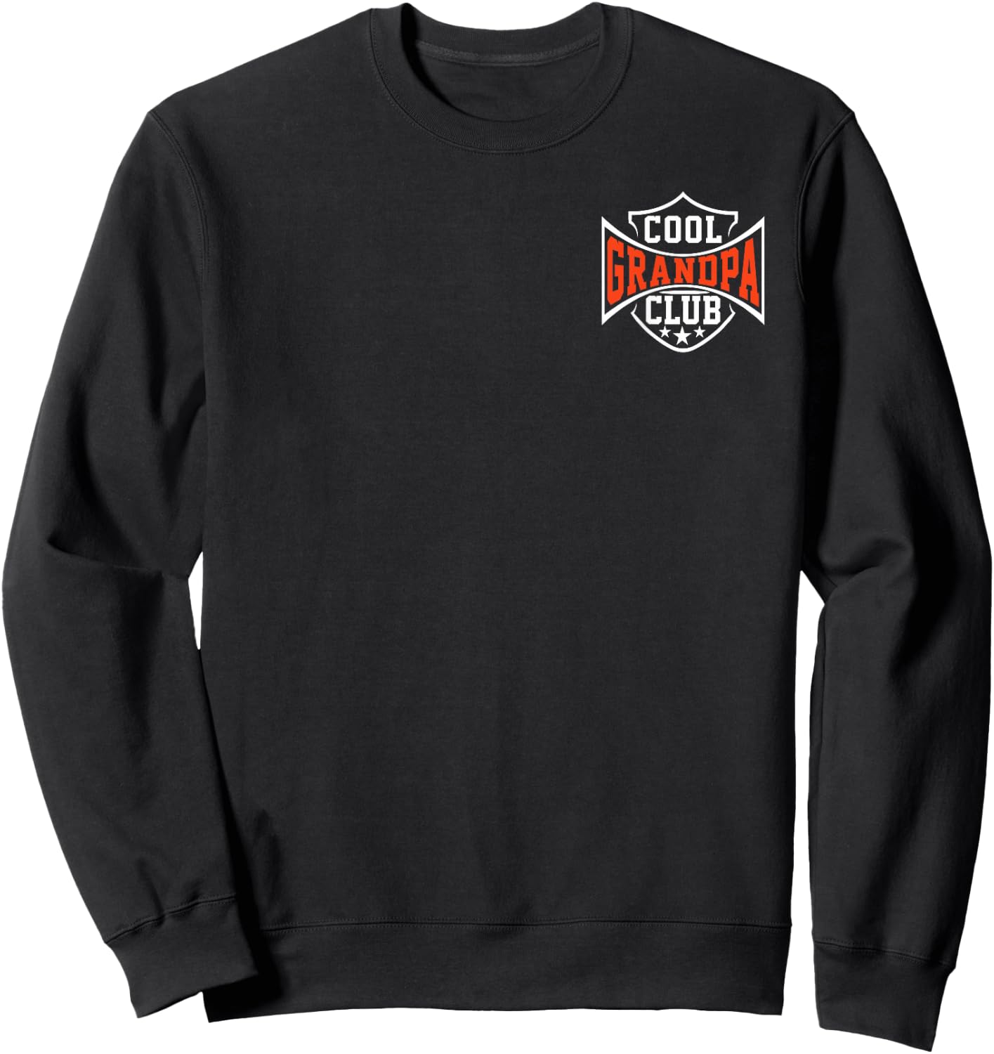 Cool Grandpa Club Funny Grandpa Father's Day Pocket Sweatshirt - Sweatshirt | Black