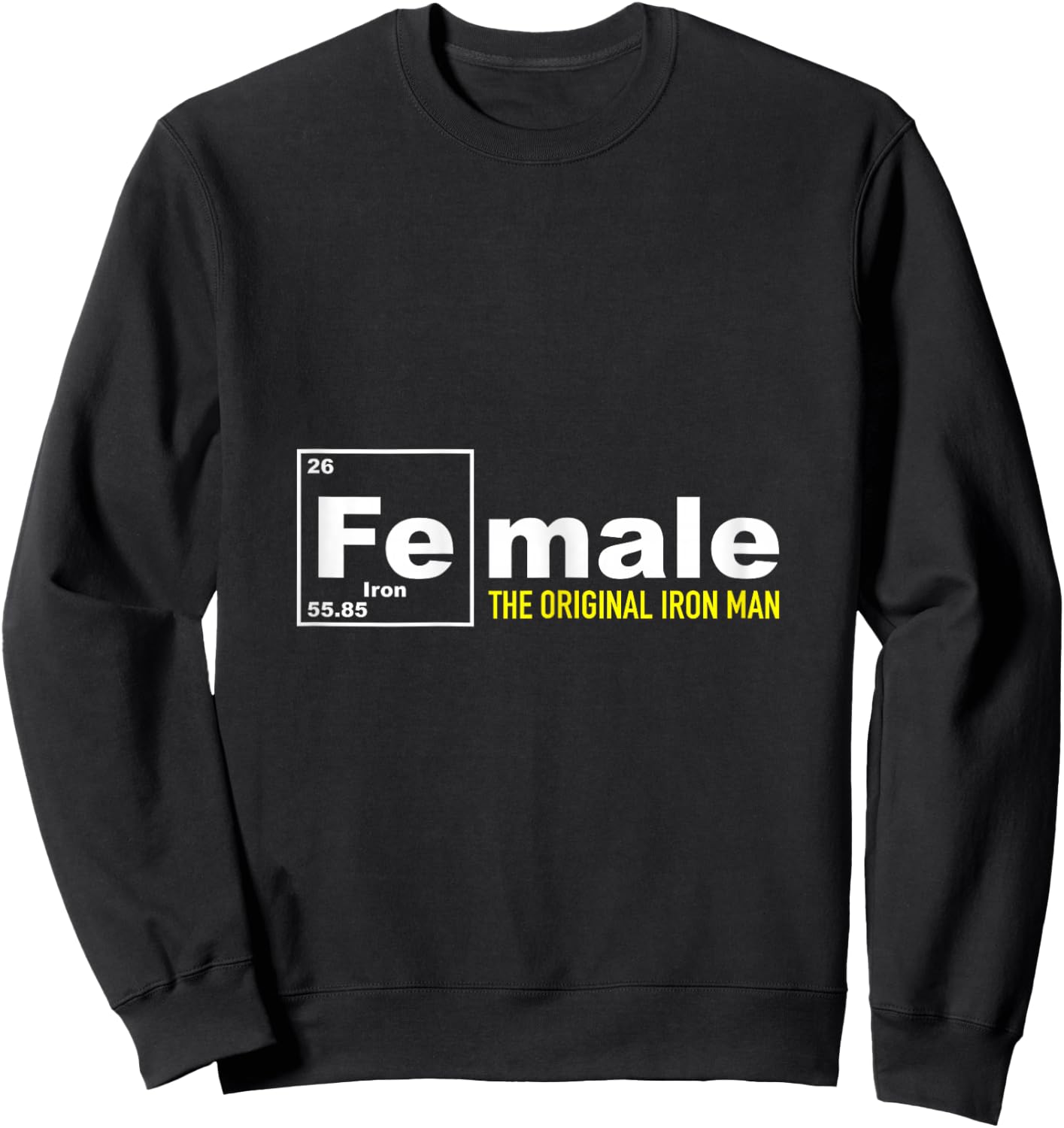 Flex Design Co. Iron Man Shirt, Iron Woman Shirt, Black , Women's Superhero , X-Small, Black, Short Sleeve Sweatshirt - Sweatshirt | Black