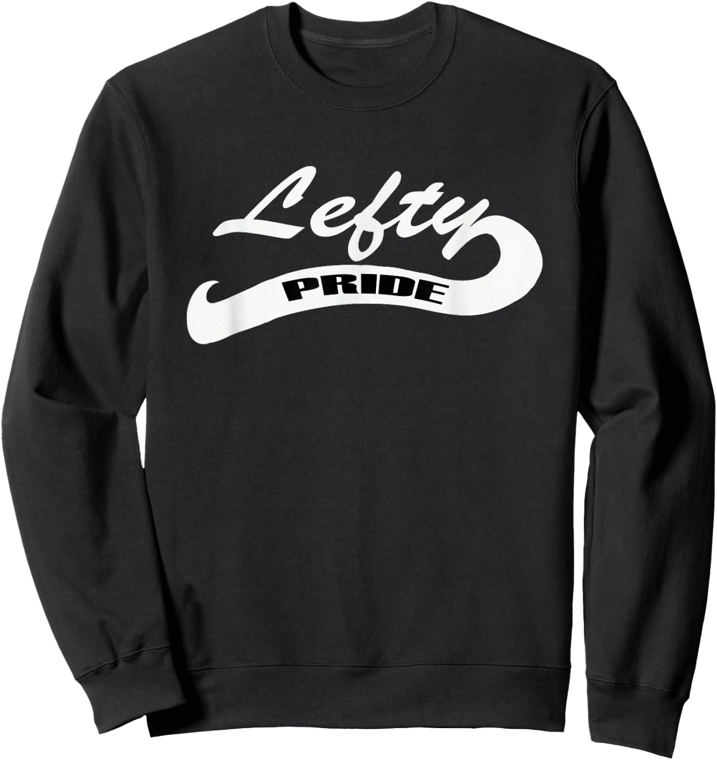 Lefty Pride Baseball Style Sweatshirt - Sweatshirt | Black