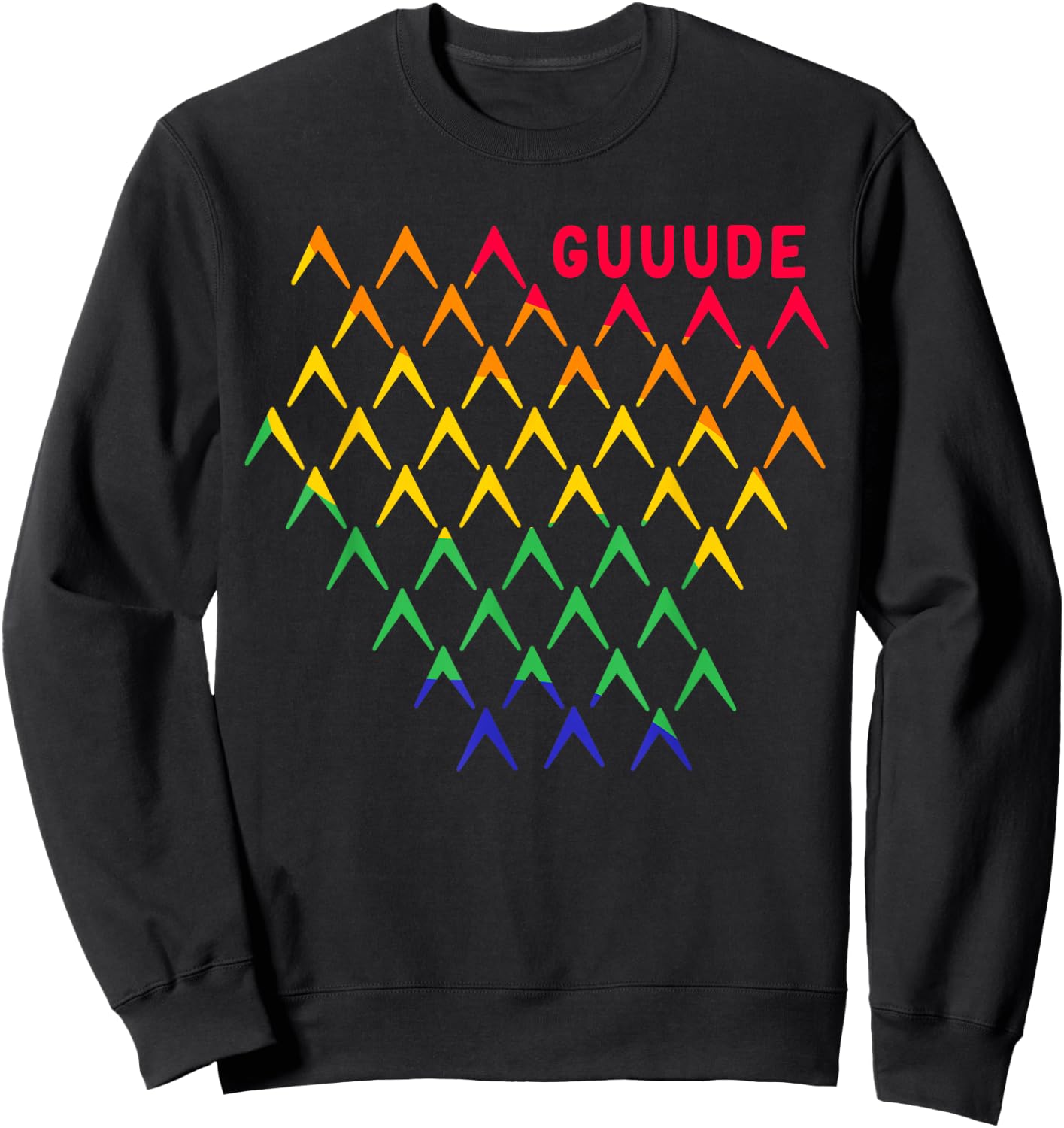Gude Abbelwoiglas Bembel Muster Hessen Äppler LGBT Pride Sweatshirt - Sweatshirt | Black